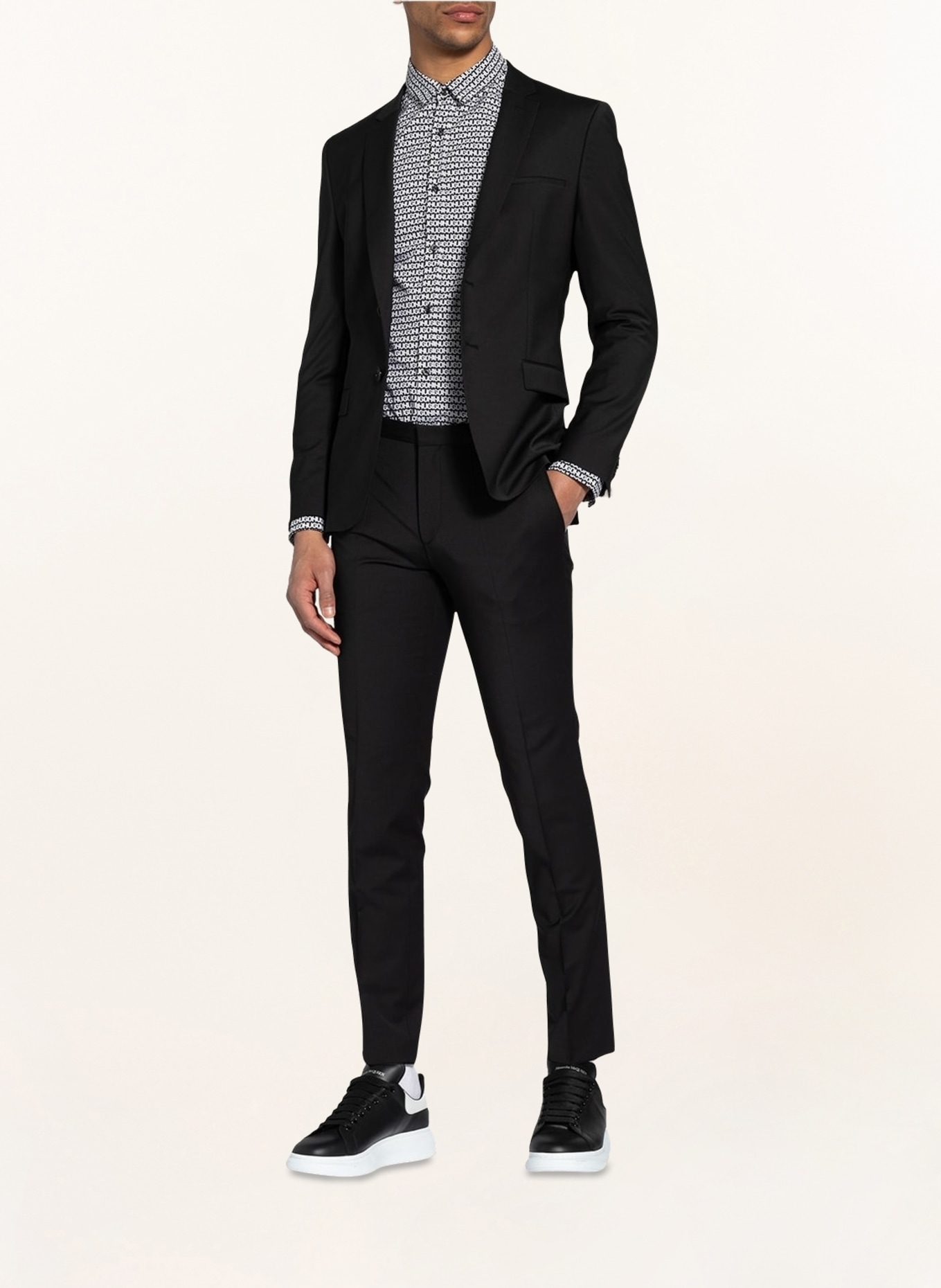 HUGO Oblekové sako ARTI Extra Slim Fit, Barva: 001 BLACK (Obrázek 2)