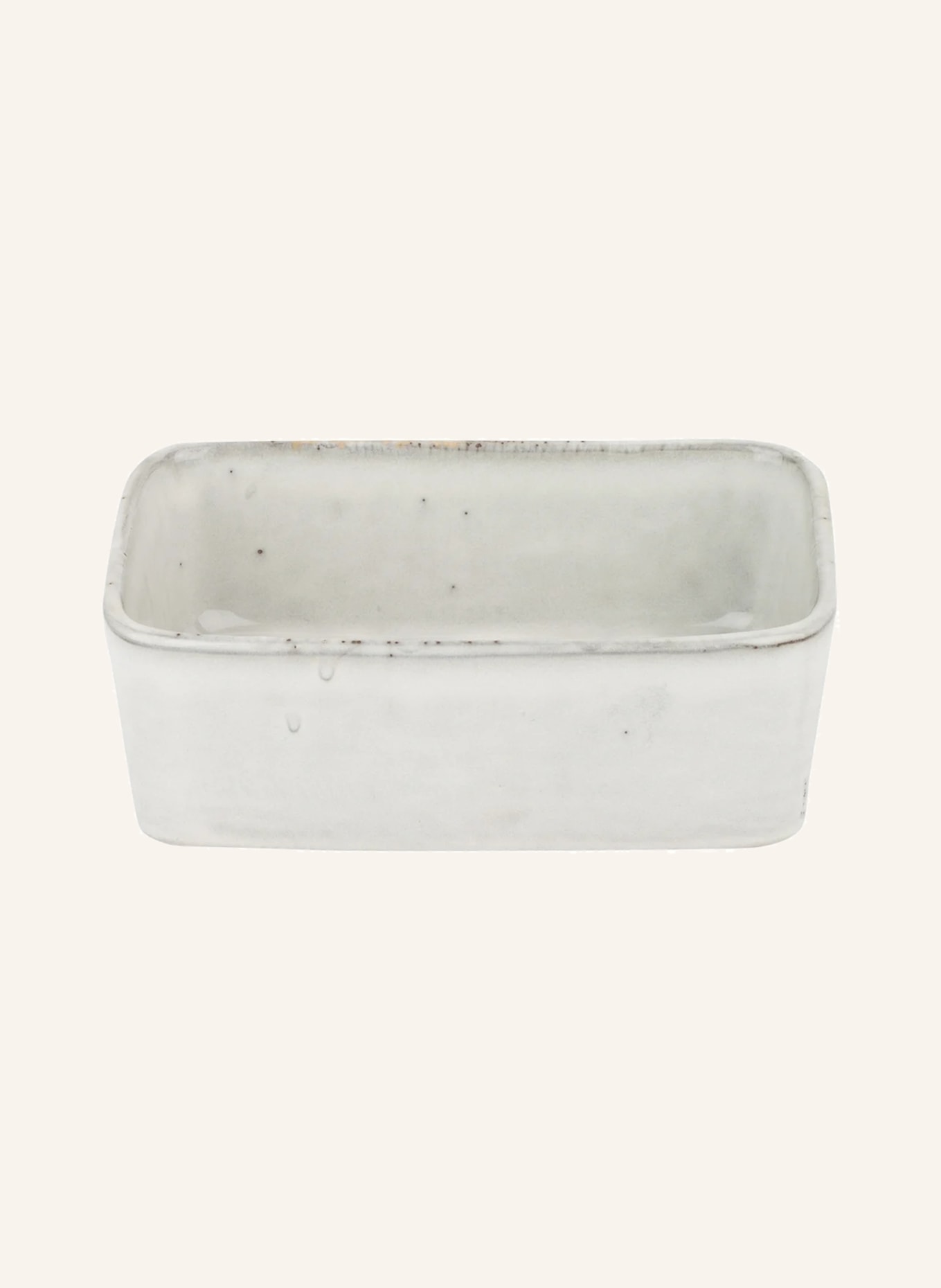 BROSTE COPENHAGEN Butter dish NORDIC SAND, Color: WHITE/ GRAY (Image 2)
