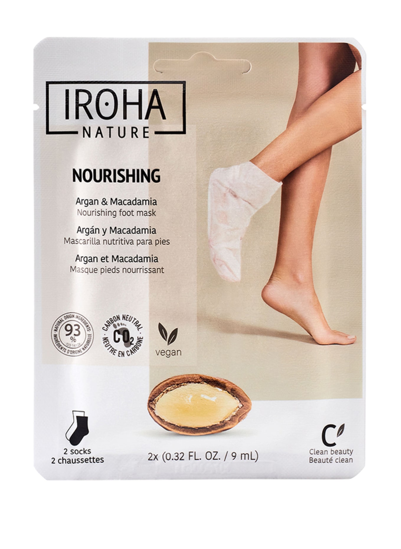 IROHA NOURISHING SOCKS ARGAN (Obrazek 1)
