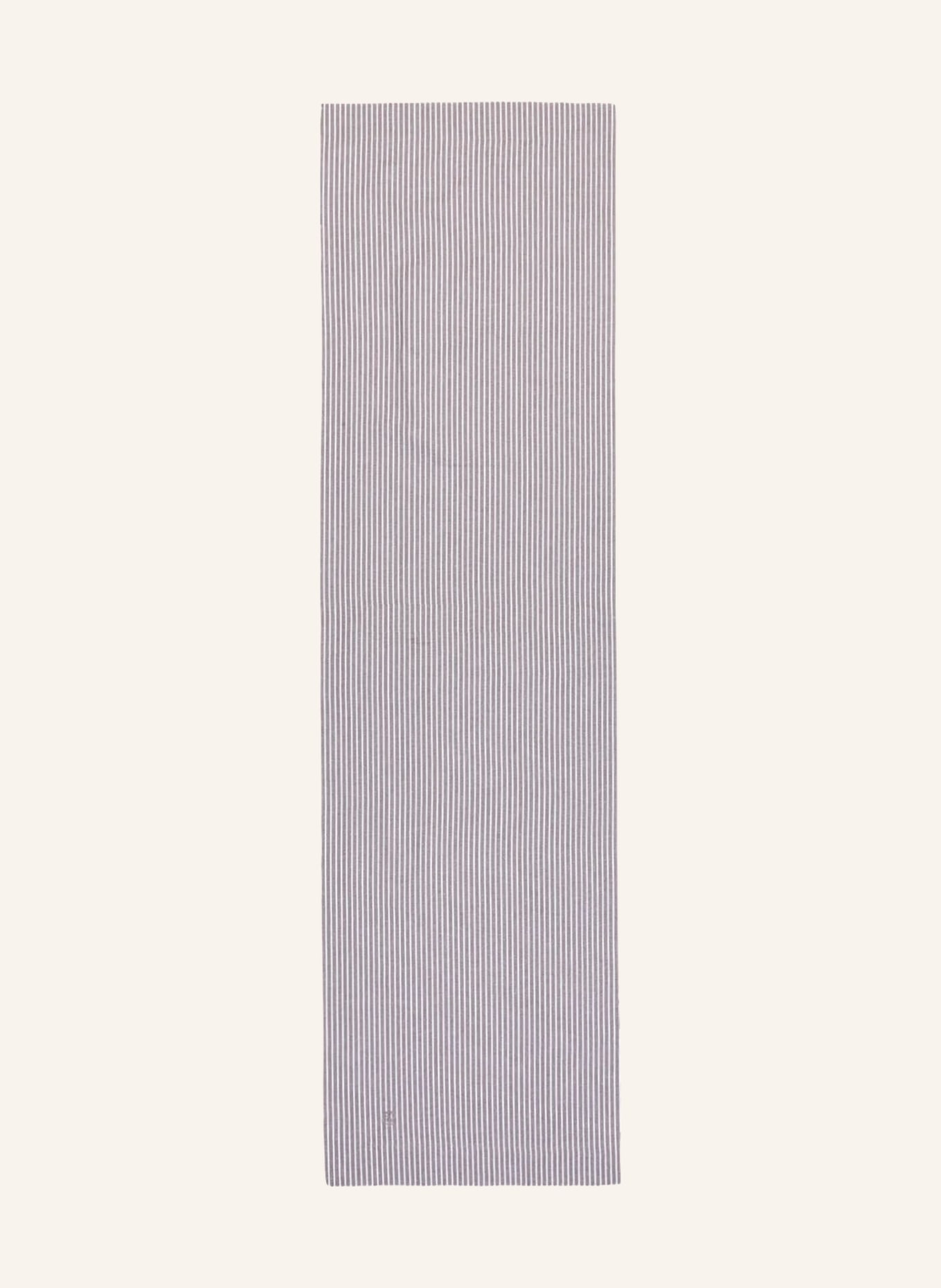 Marc O'Polo Table runner TENSTRA, Color: LIGHT GRAY / WHITE STRIPED (Image 2)