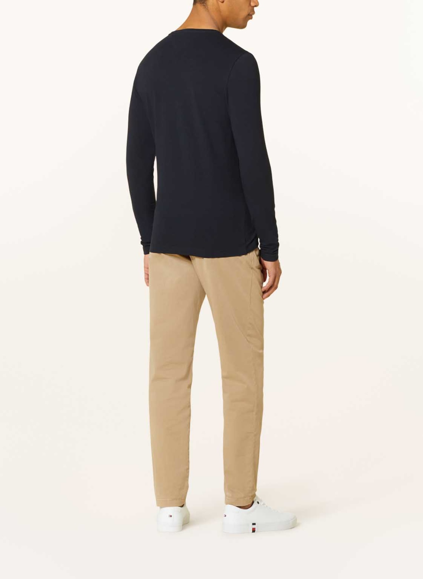 TOMMY HILFIGER Longsleeve: DUNKELBLAU