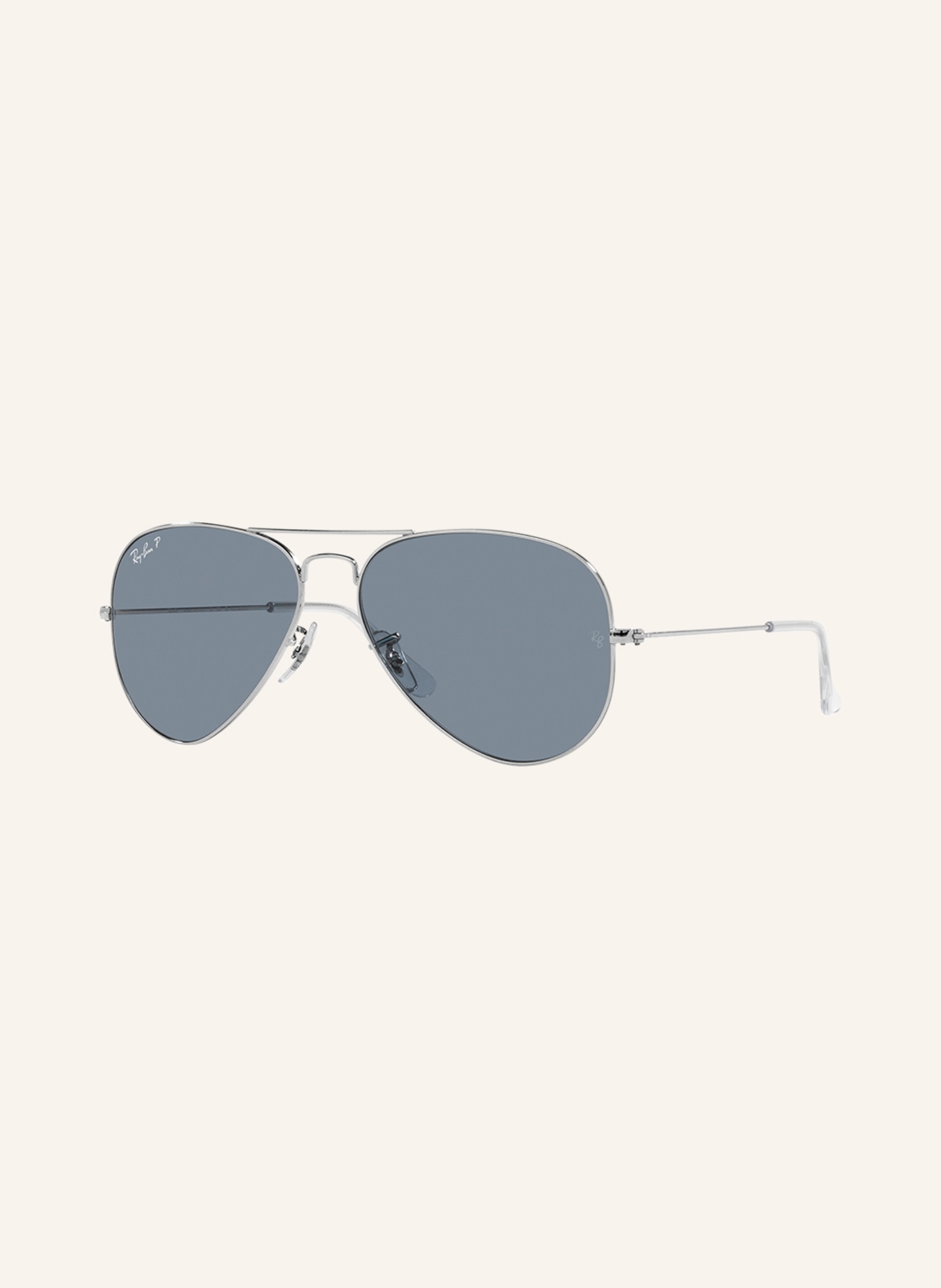 Ray-Ban Sunglasses RB3025 AVIATOR, Color: 003/02 - SILVER/ BLUE POLARIZED (Image 1)