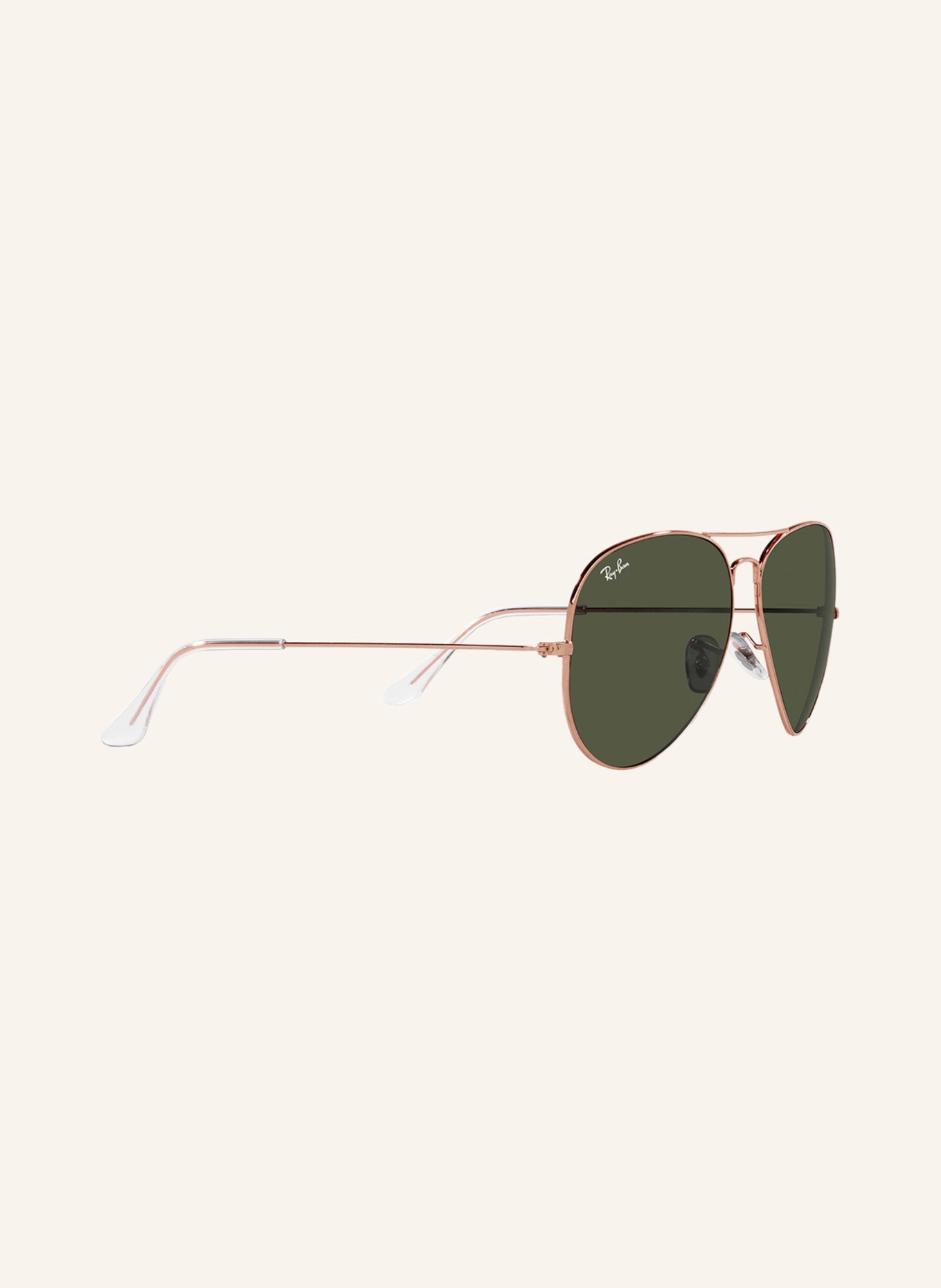 Ray-Ban Sunglasses RB3025 AVIATOR, Color: 920231- GOLD/GREEN (Image 3)