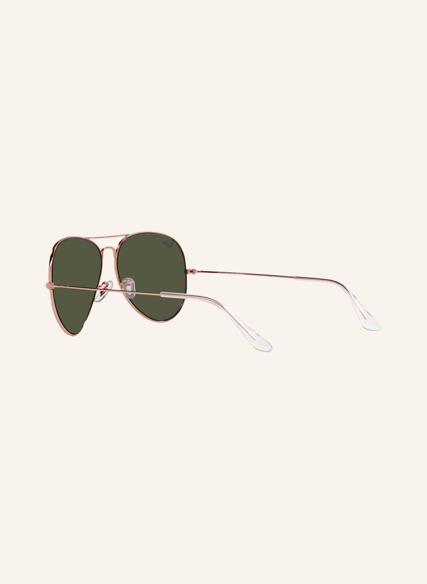 Ray-Ban Sunglasses RB3025 AVIATOR, Color: 920231- GOLD/GREEN (Image 4)