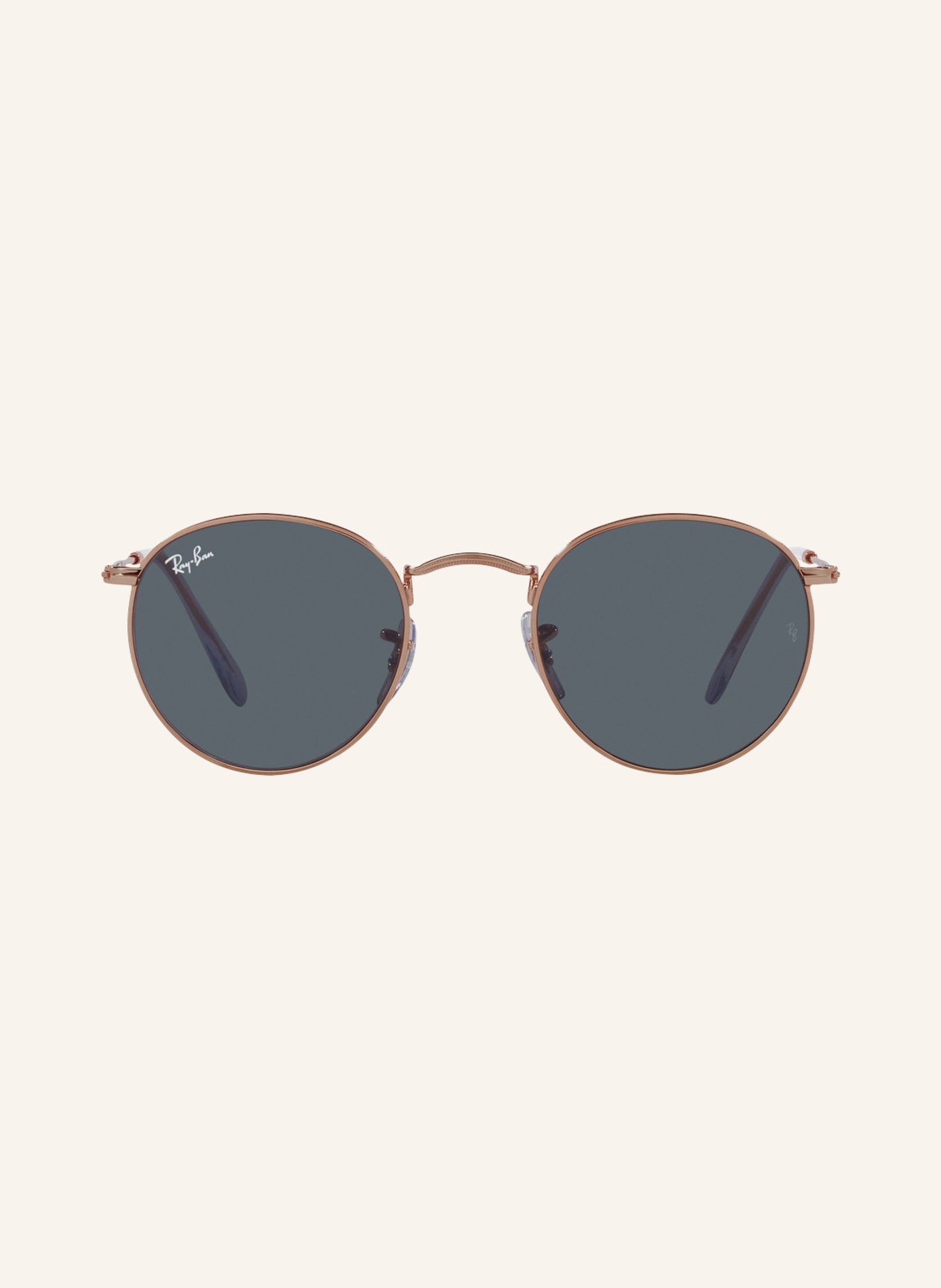 Ray-Ban Sunglasses RB3447 ROUND, Color: 9202R5 - GOLD/ DARK GRAY (Image 2)