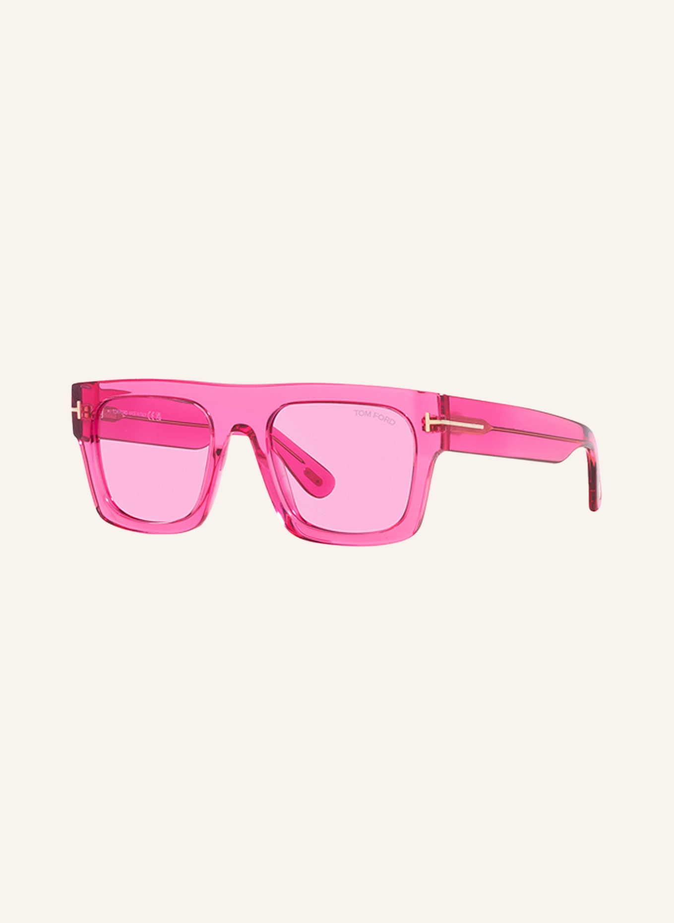 TOM FORD Sonnenbrille FT0711 FAUSTO, Farbe: 3500R1 - PINK/ PINK (Bild 1)