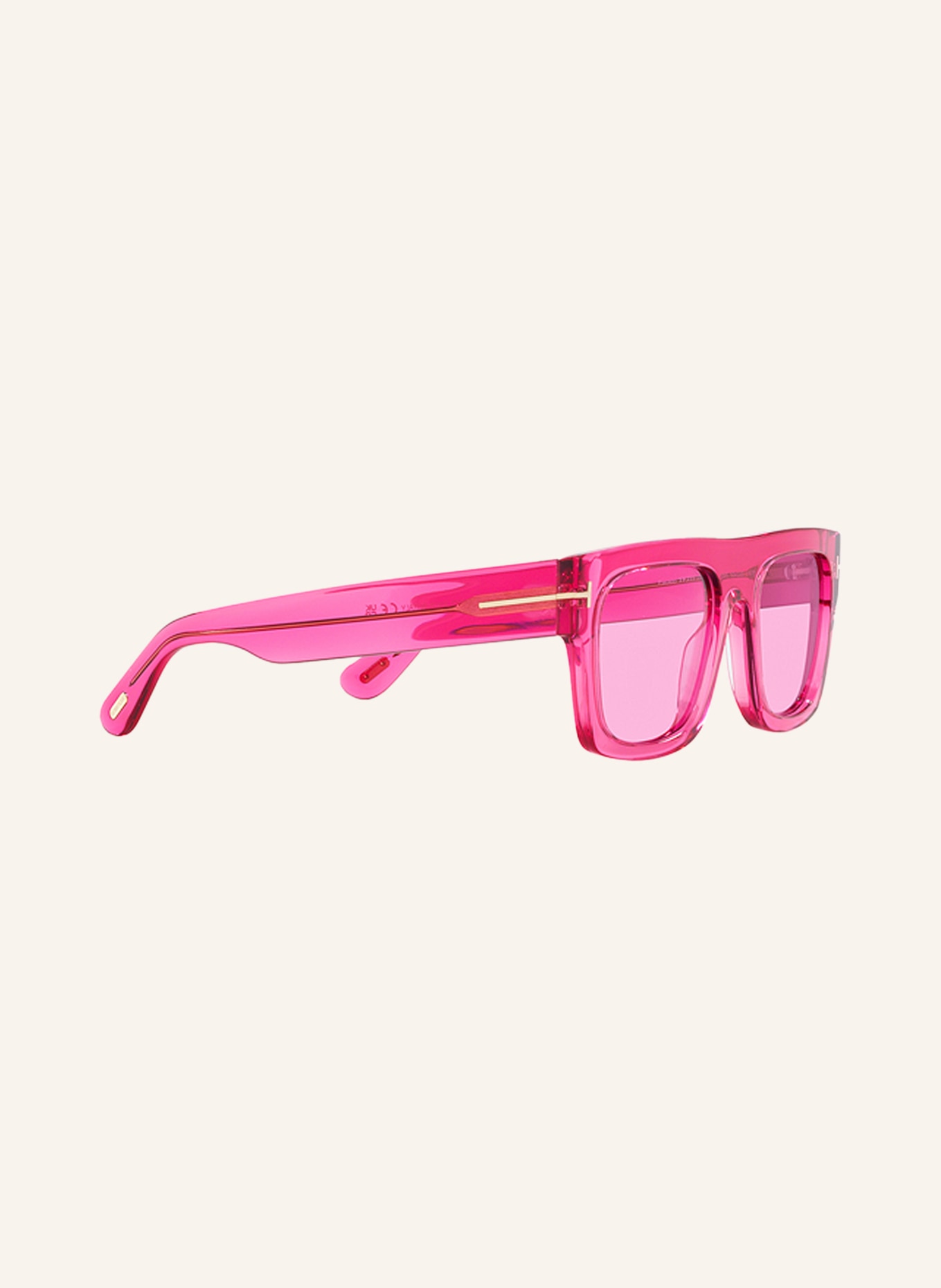 TOM FORD Sonnenbrille FT0711 FAUSTO, Farbe: 3500R1 - PINK/ PINK (Bild 3)