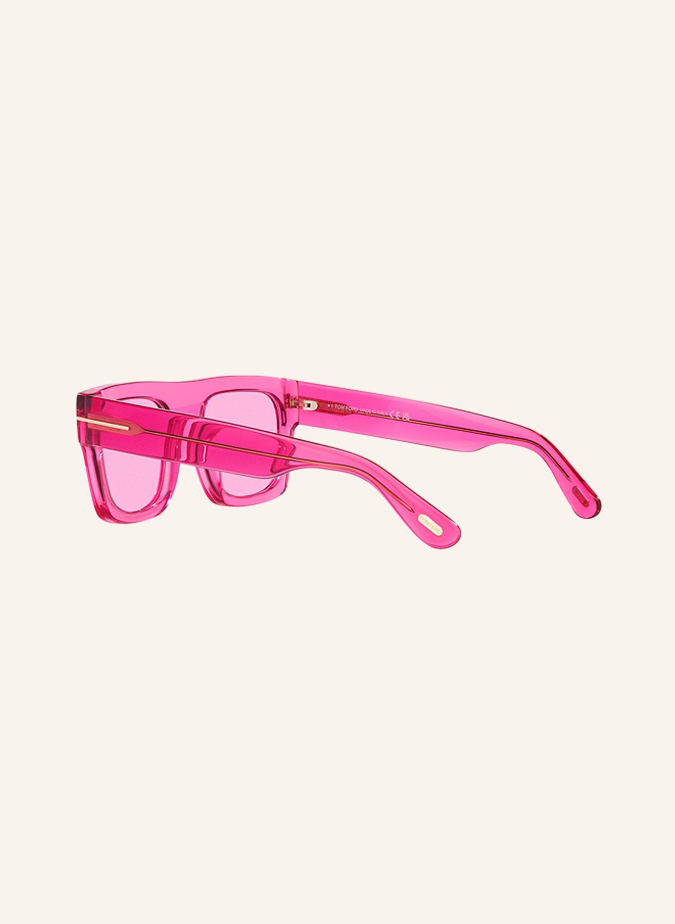 TOM FORD Sonnenbrille FT0711 FAUSTO, Farbe: 3500R1 - PINK/ PINK (Bild 4)