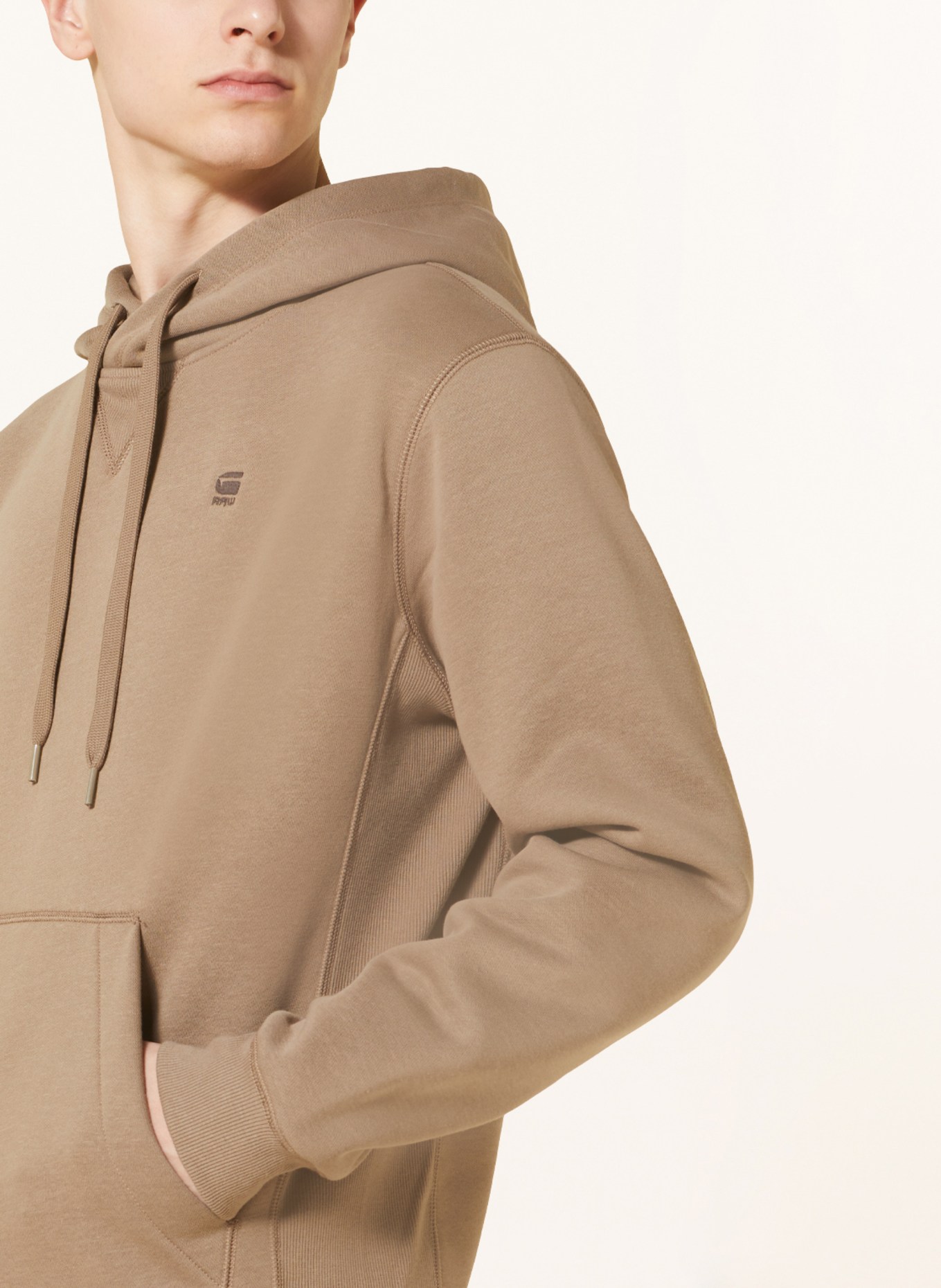 Raw outlet tan hoodie
