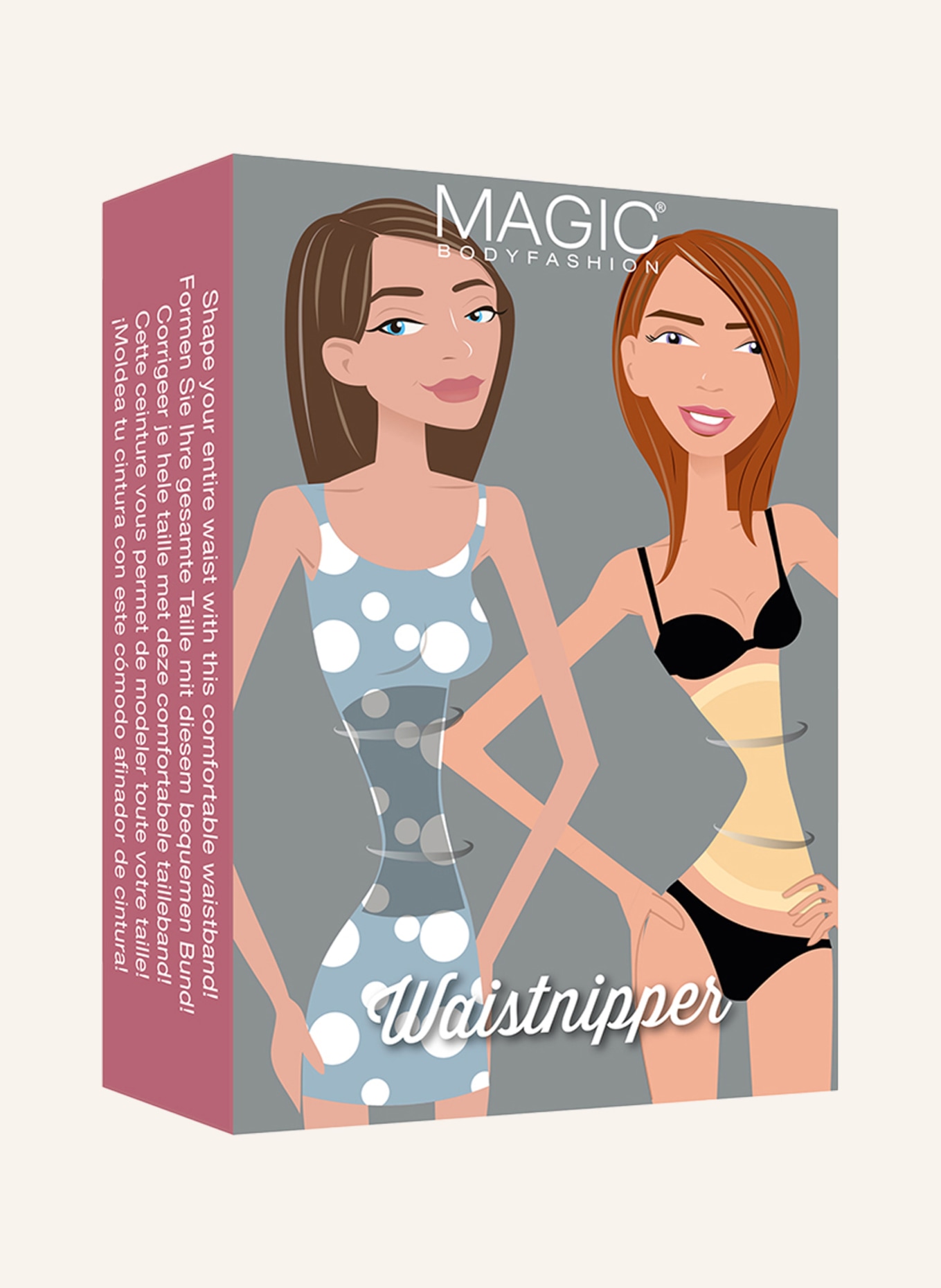 MAGIC Bodyfashion Shaping waistband WAISTNIPPER, Color: BLACK (Image 5)