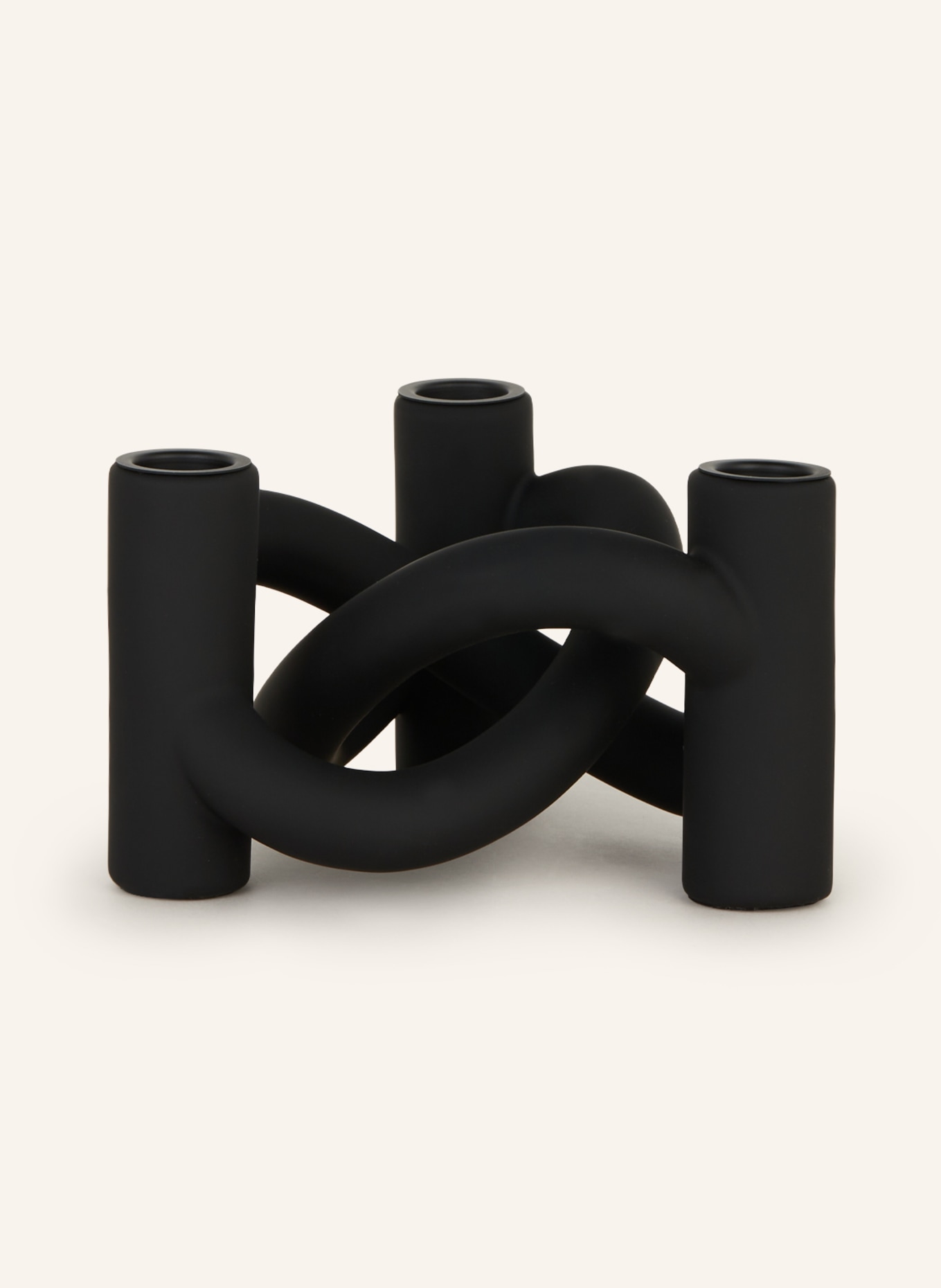 COOEE Design Candleholder LYKKE, Color: BLACK (Image 1)