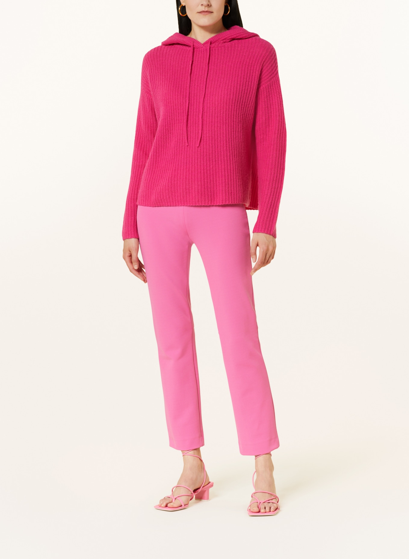MRS & HUGS Cashmere hoodie , Color: PINK (Image 2)