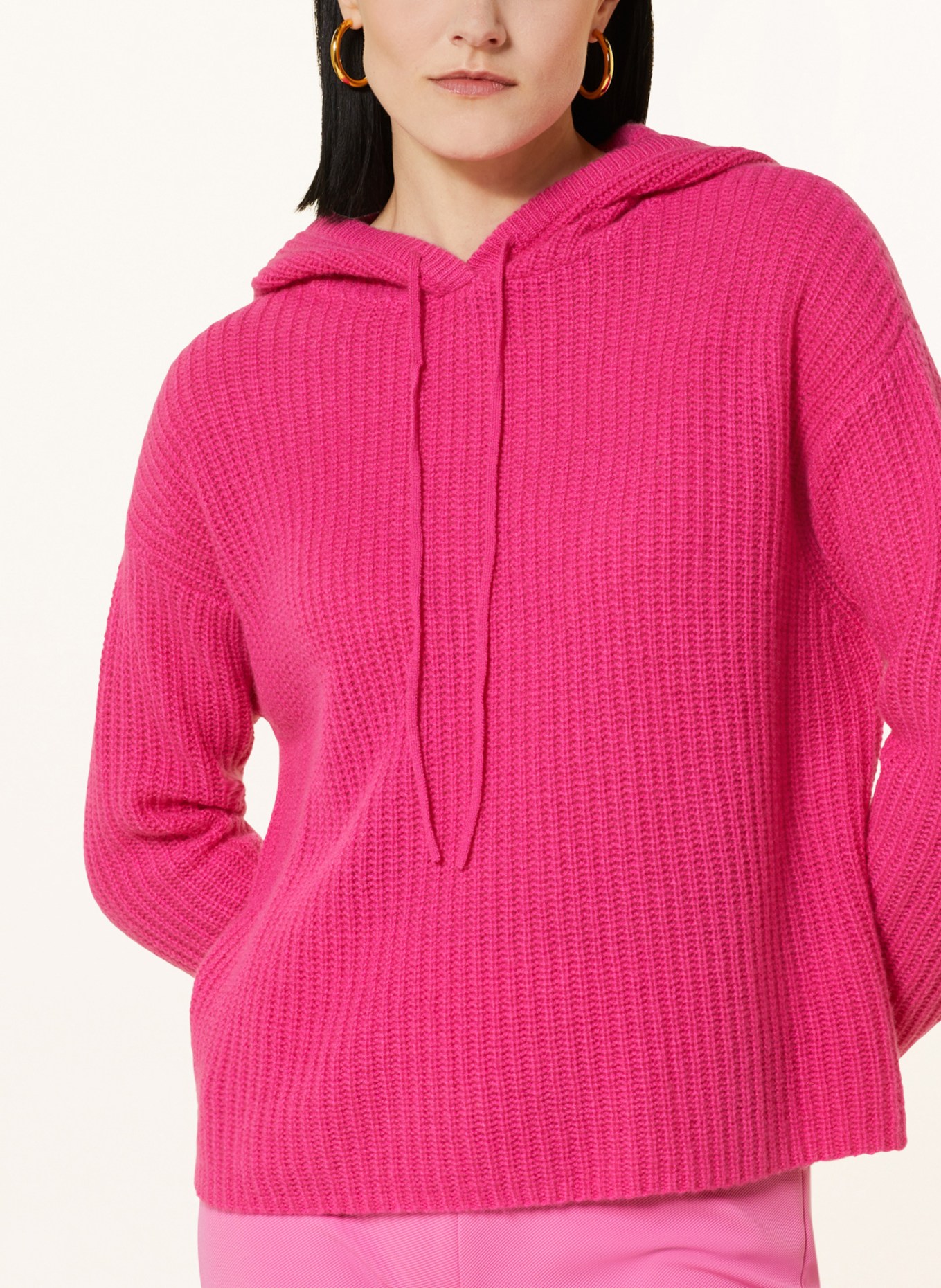 MRS & HUGS Cashmere hoodie , Color: PINK (Image 5)