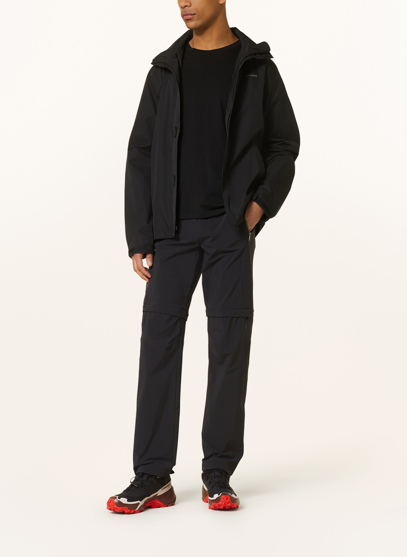 VAUDE Zip-off trousers FARLEY III, Color: BLACK (Image 3)