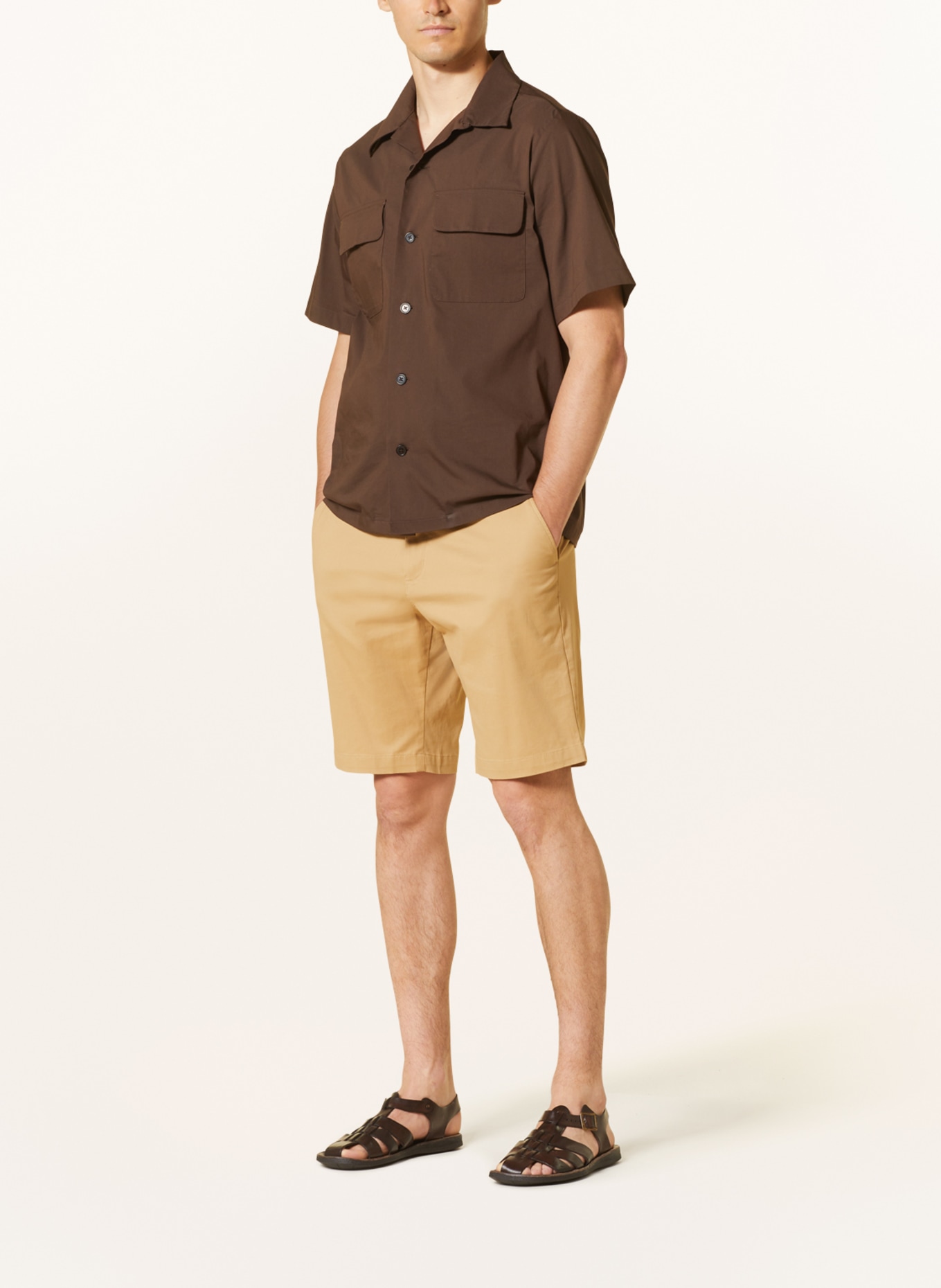 TOMMY HILFIGER Chinoshorts HARLEM Relaxed Tapered Fit, Farbe: CAMEL (Bild 2)