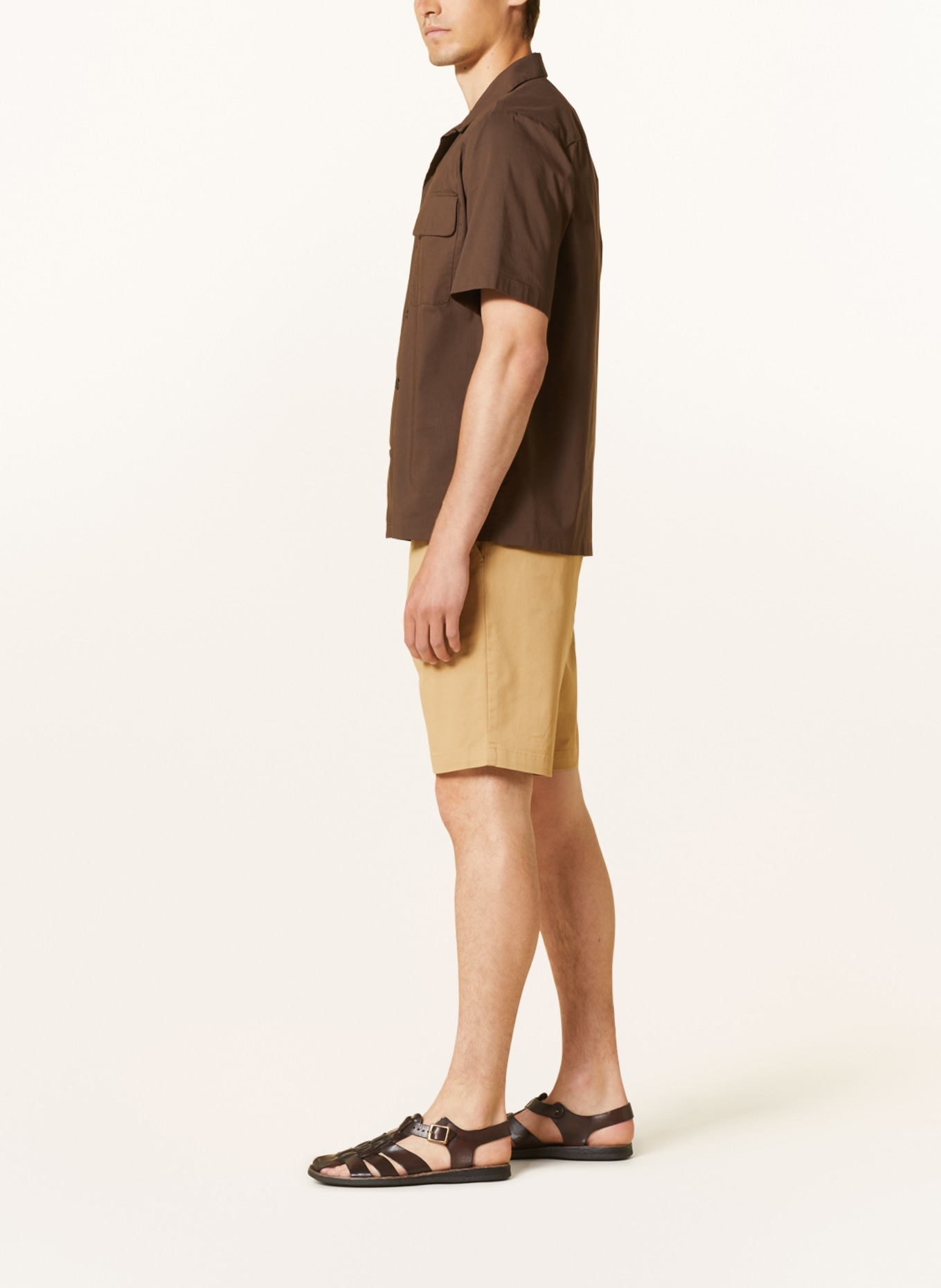 TOMMY HILFIGER Chinoshorts HARLEM Relaxed Tapered Fit, Farbe: CAMEL (Bild 4)