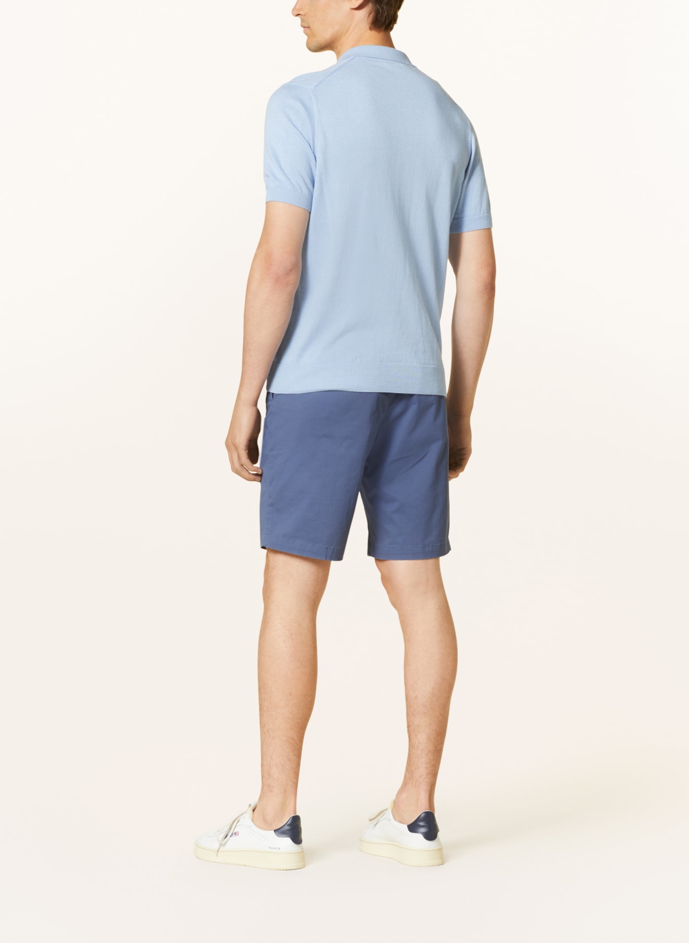 TOMMY HILFIGER Szorty chinosy HARLEM relaxed tapered fit: NIEBIESKI