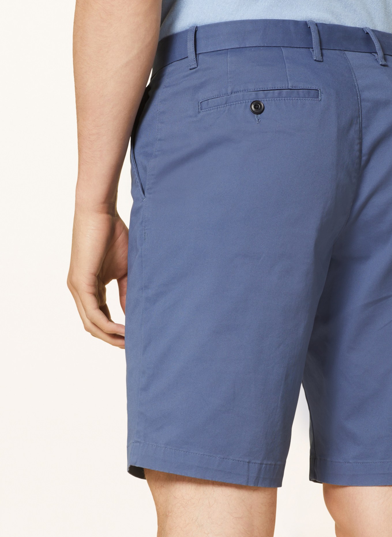 TOMMY HILFIGER Szorty chinosy HARLEM relaxed tapered fit: NIEBIESKI