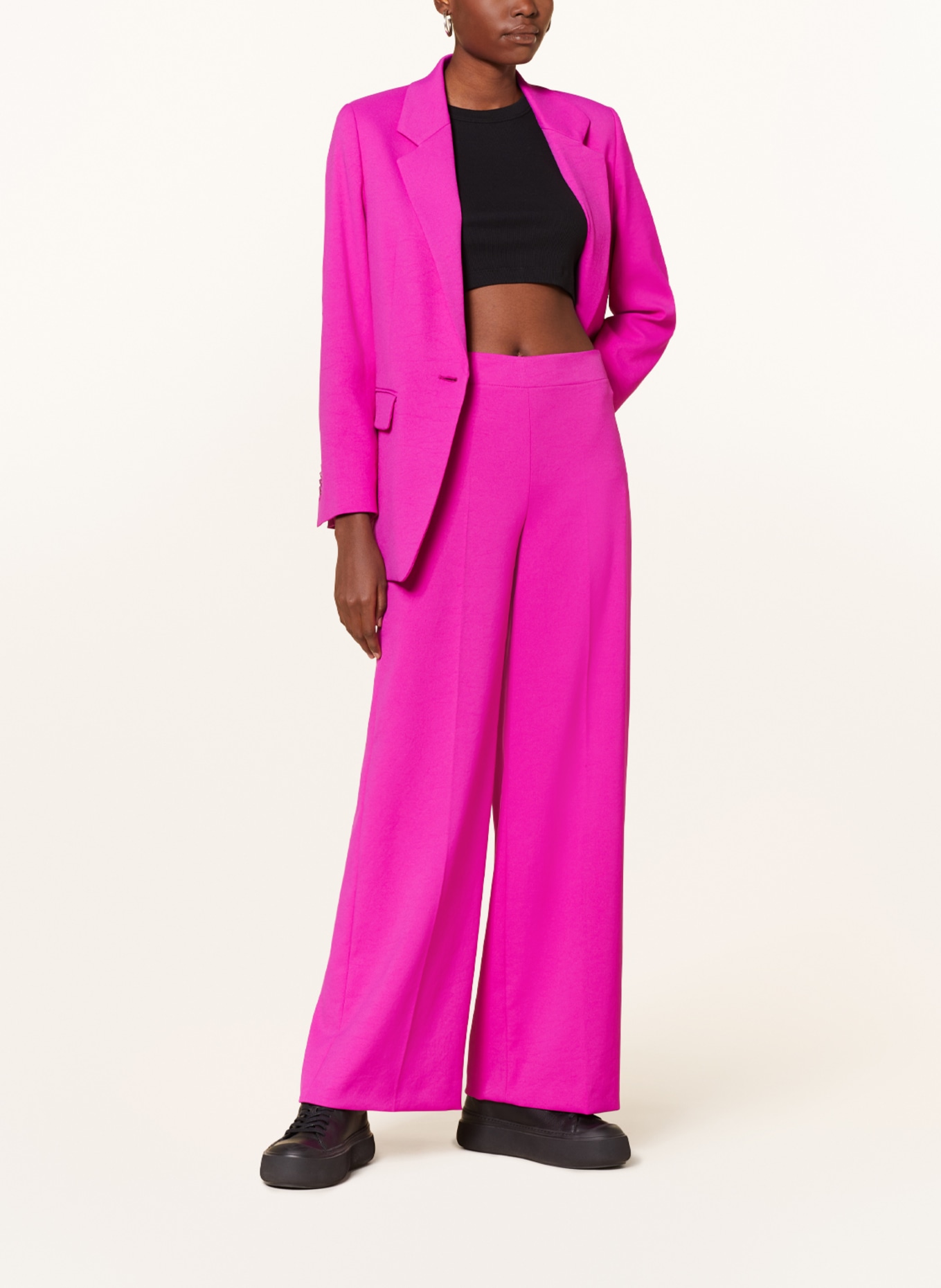 DRYKORN Wide leg trousers BEFORE, Color: FUCHSIA (Image 2)
