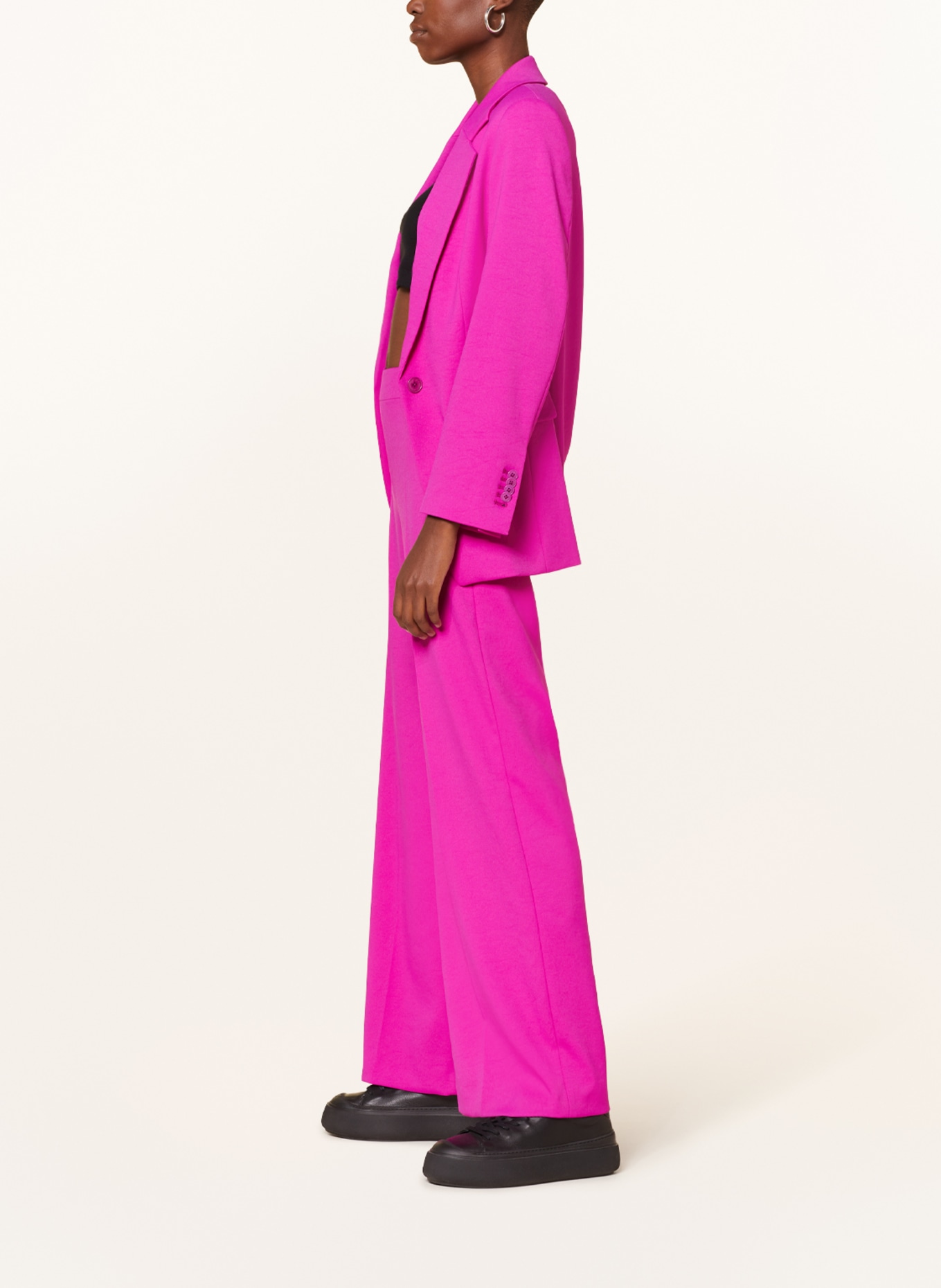 DRYKORN Wide leg trousers BEFORE, Color: FUCHSIA (Image 4)