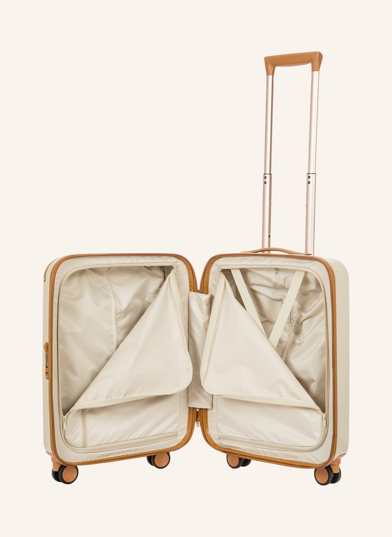 BRIC'S Wheeled luggage AMALFI, Color: CREAM/ BROWN (Image 2)