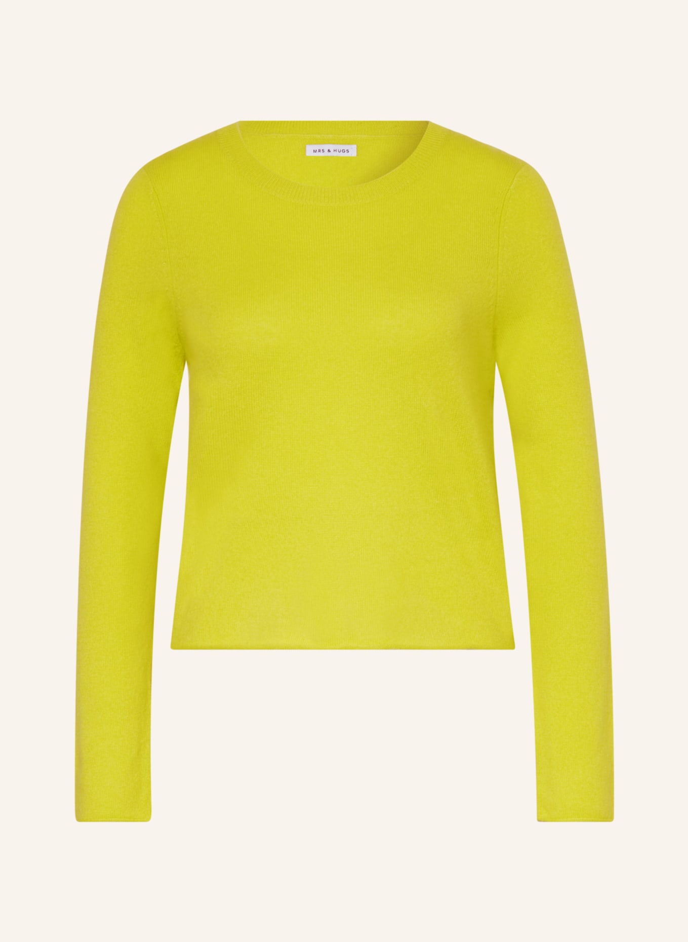 MRS & HUGS Cashmere-Pullover, Farbe: GELB(Bild null)