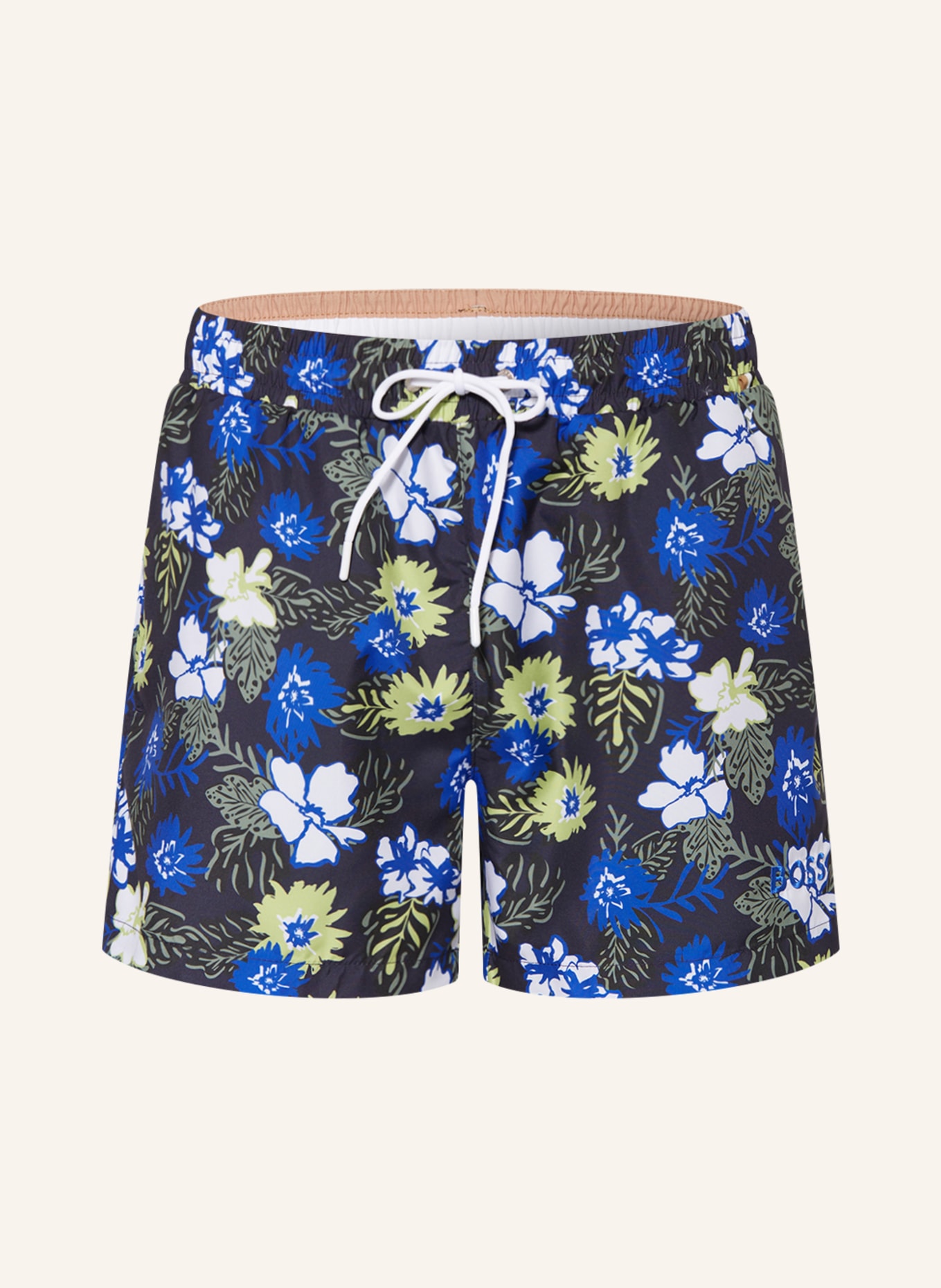 BOSS Swim shorts CATFISH, Color: BLACK/ BLUE/ GREEN (Image 1)