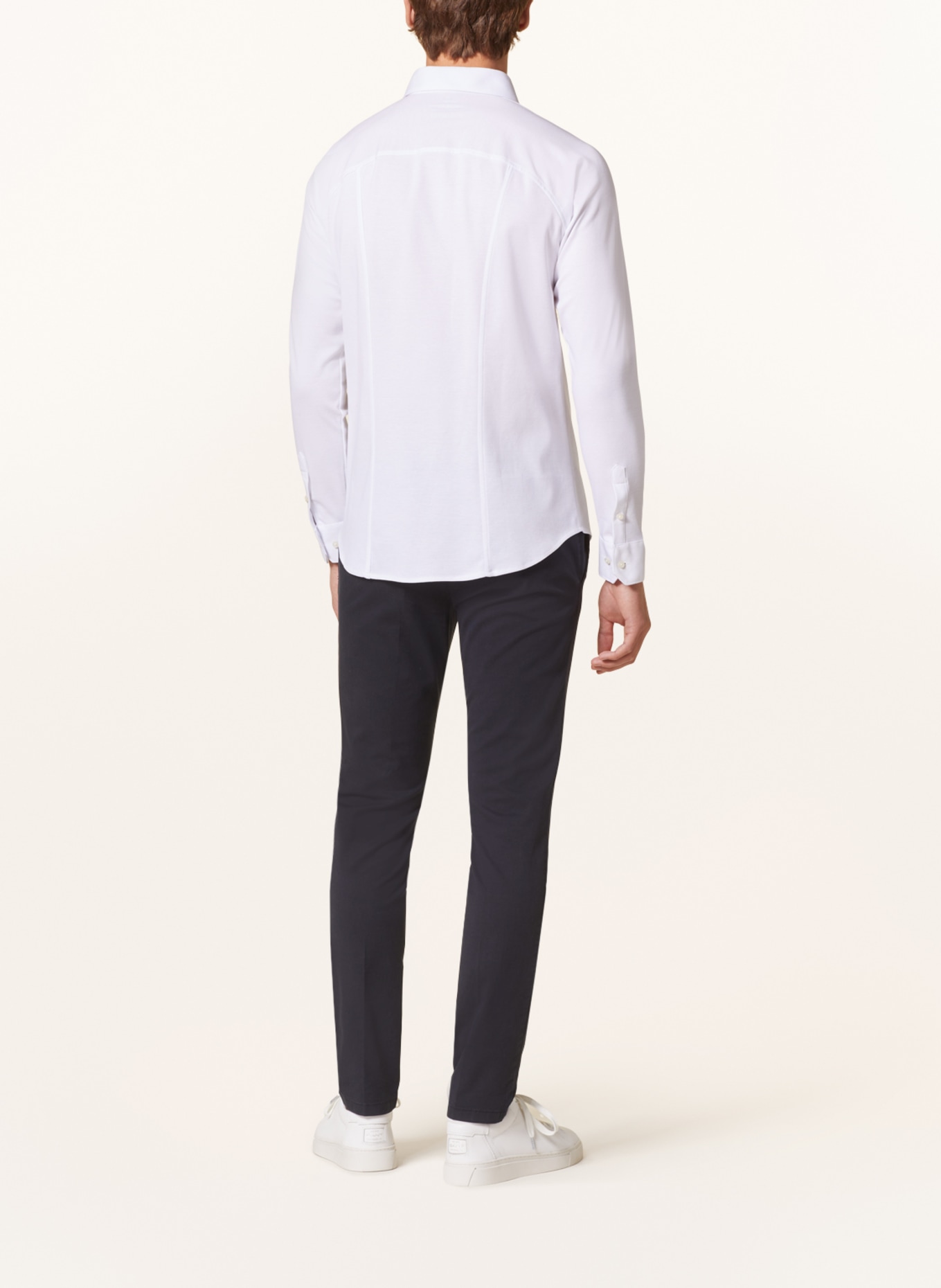 DESOTO Jerseyhemd Slim Fit, Farbe: WEISS (Bild 3)