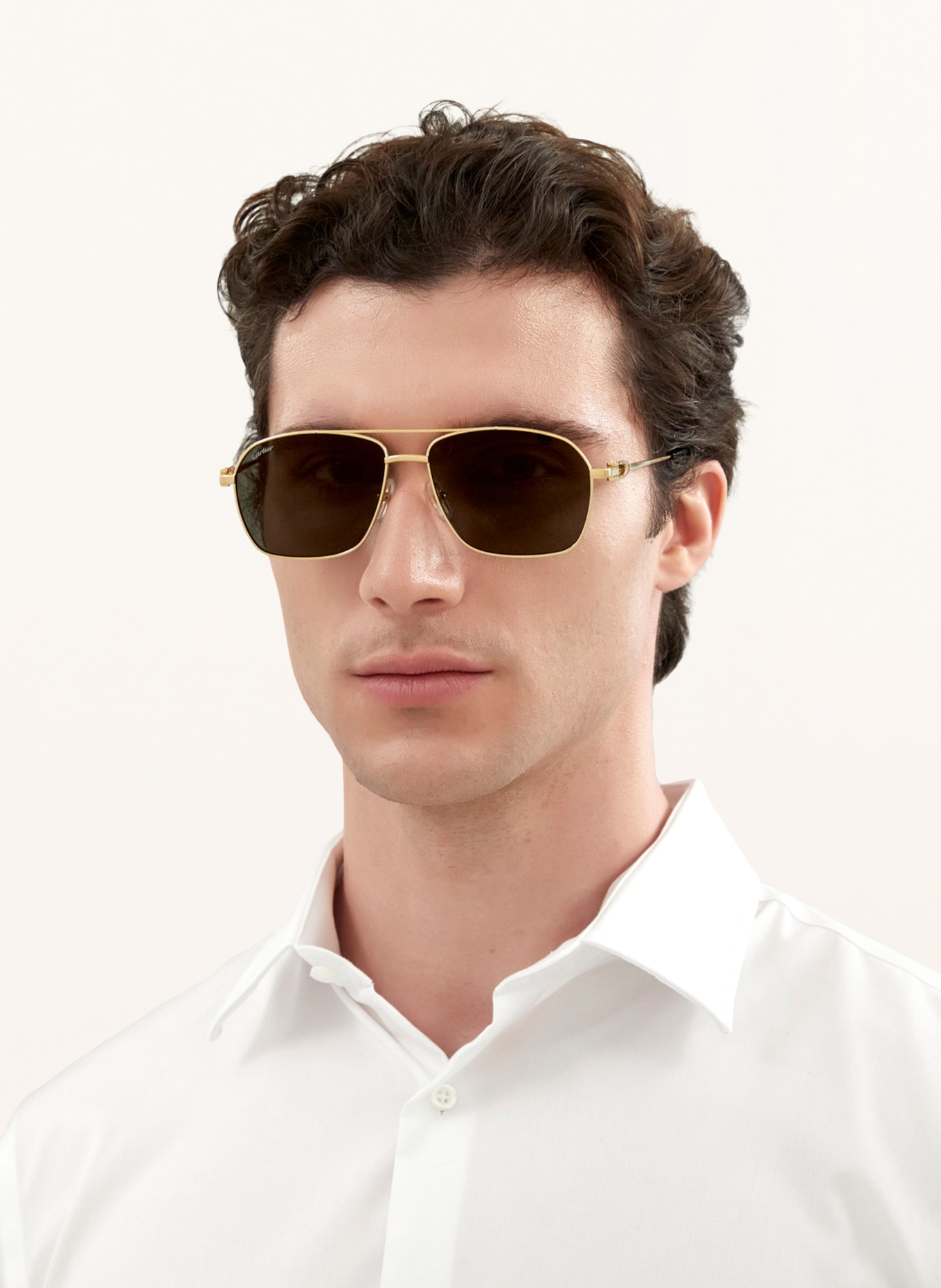 Cartier Sonnenbrille CT0306S: 2300L1 - GOLD/ GRAU