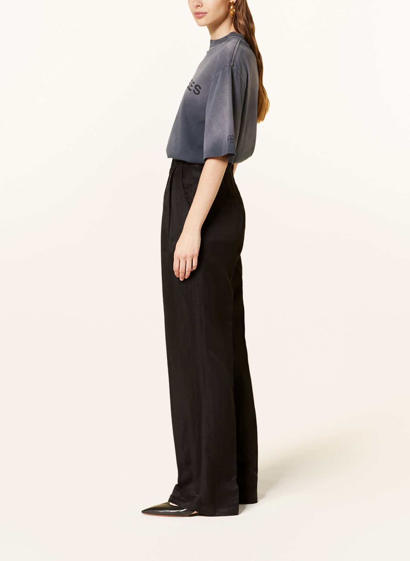 ANINE BING Trousers CARRIE, Color: BLACK (Image 4)