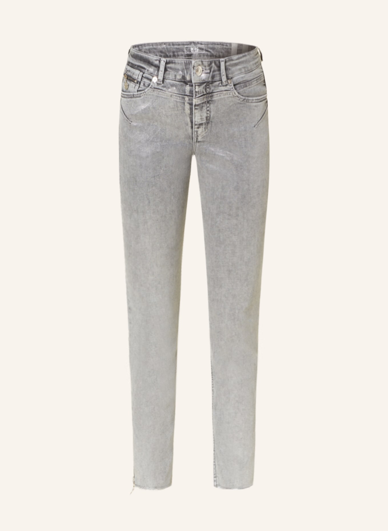 MAC Skinny Jeans RICH , Farbe: D032 silver grey coated (Bild 1)