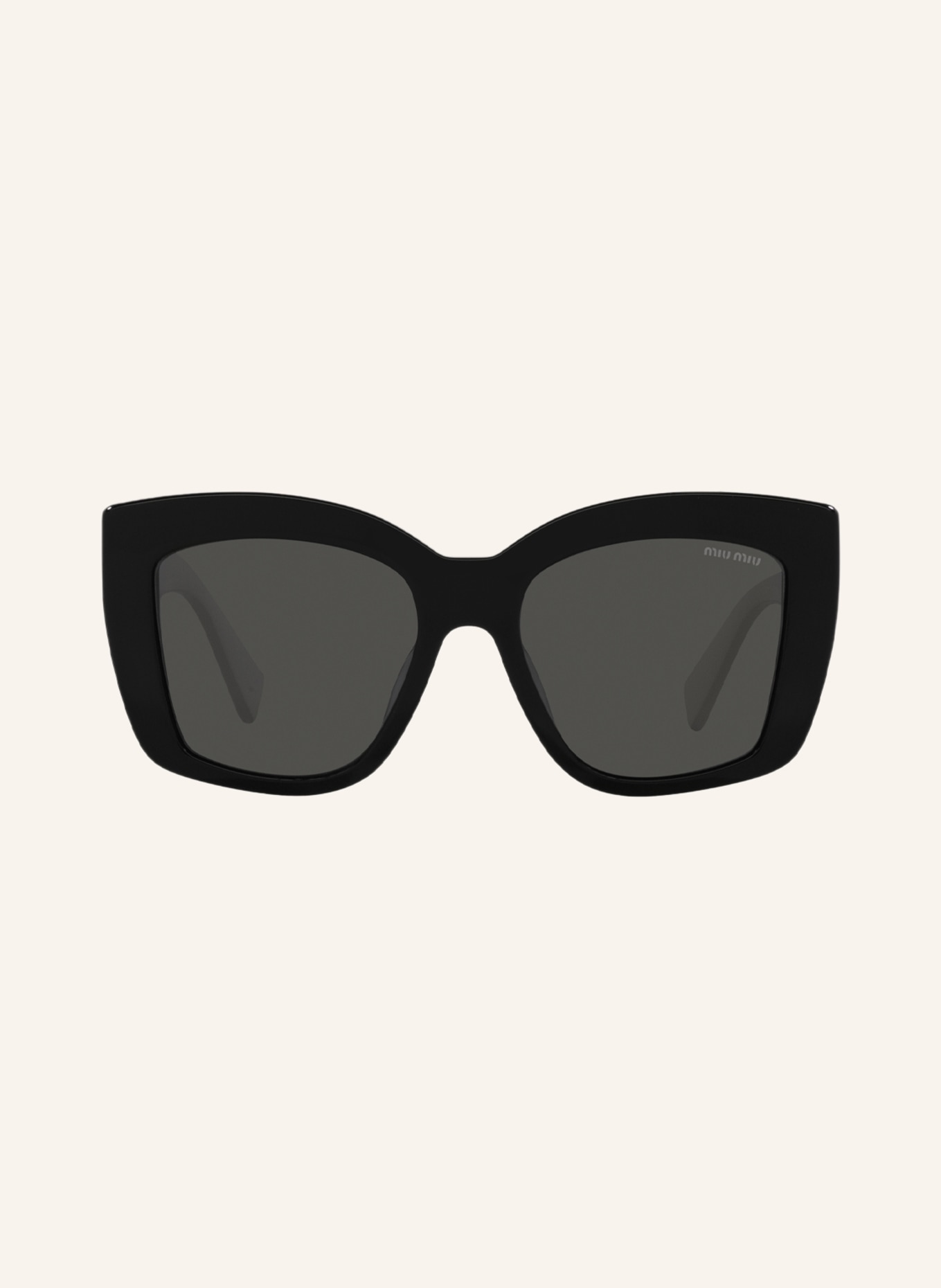 MIU MIU Sunglasses MU04WS, Color: 1AB5S0 - BLACK/DARK GRAY (Image 2)