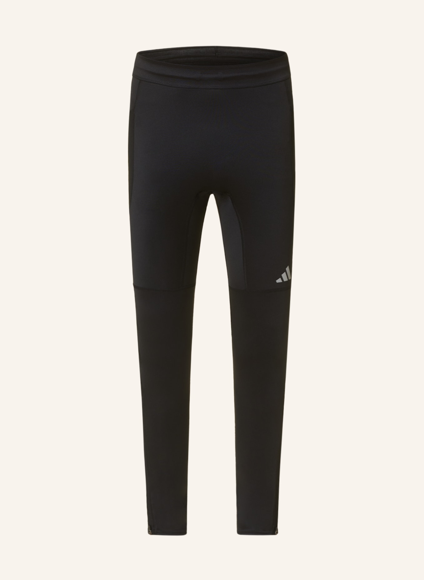 adidas Running tights SATURDAY with mesh in black