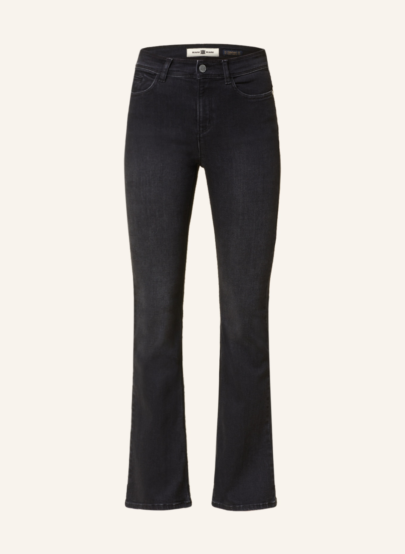 RIANI Bootcut Jeans , Farbe: 974 black used wash (Bild 1)