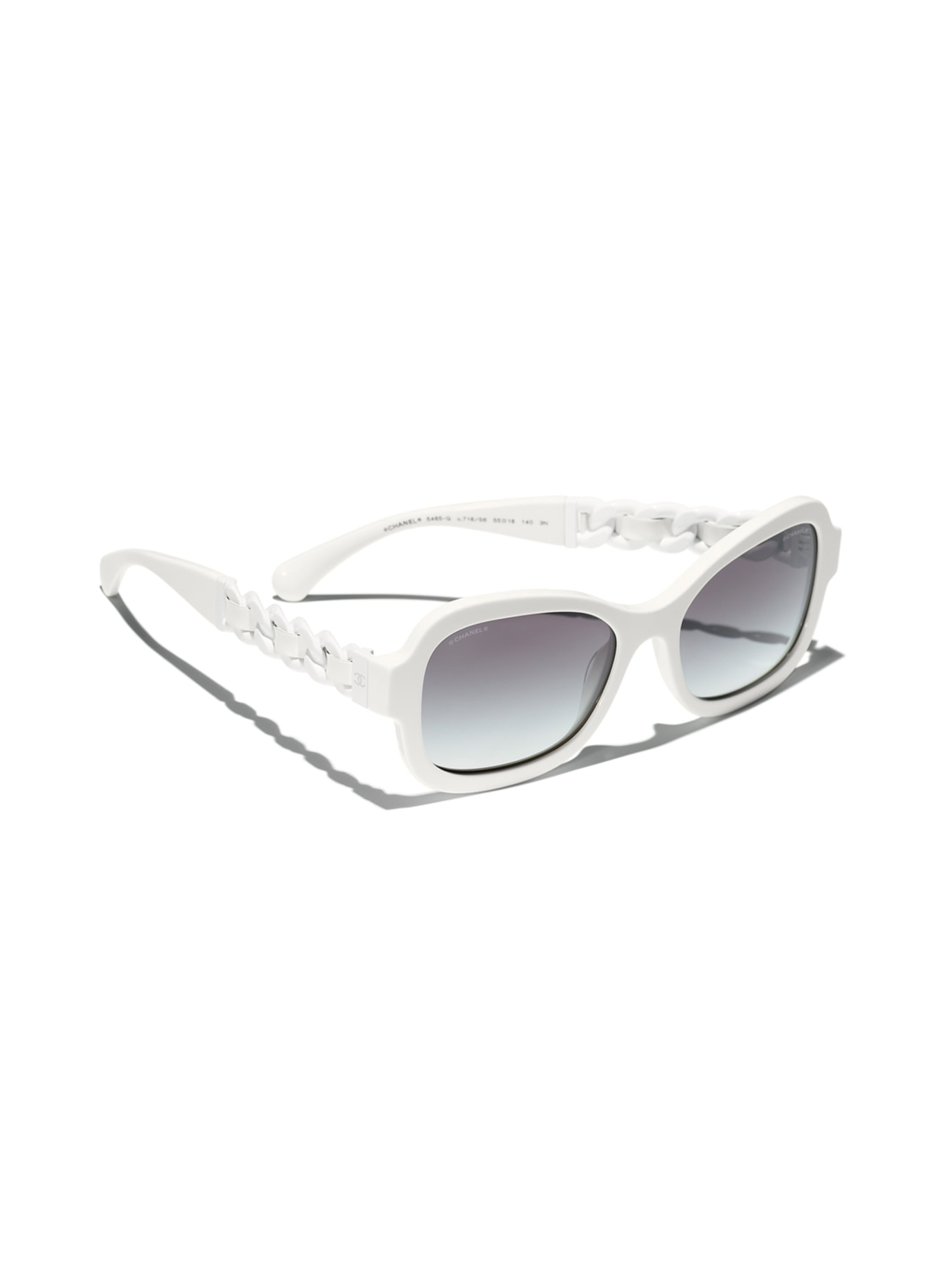 CHANEL Rectangular sunglasses , Color: C716S6 - WHITE/ GRAY GRADIENT (Image 4)