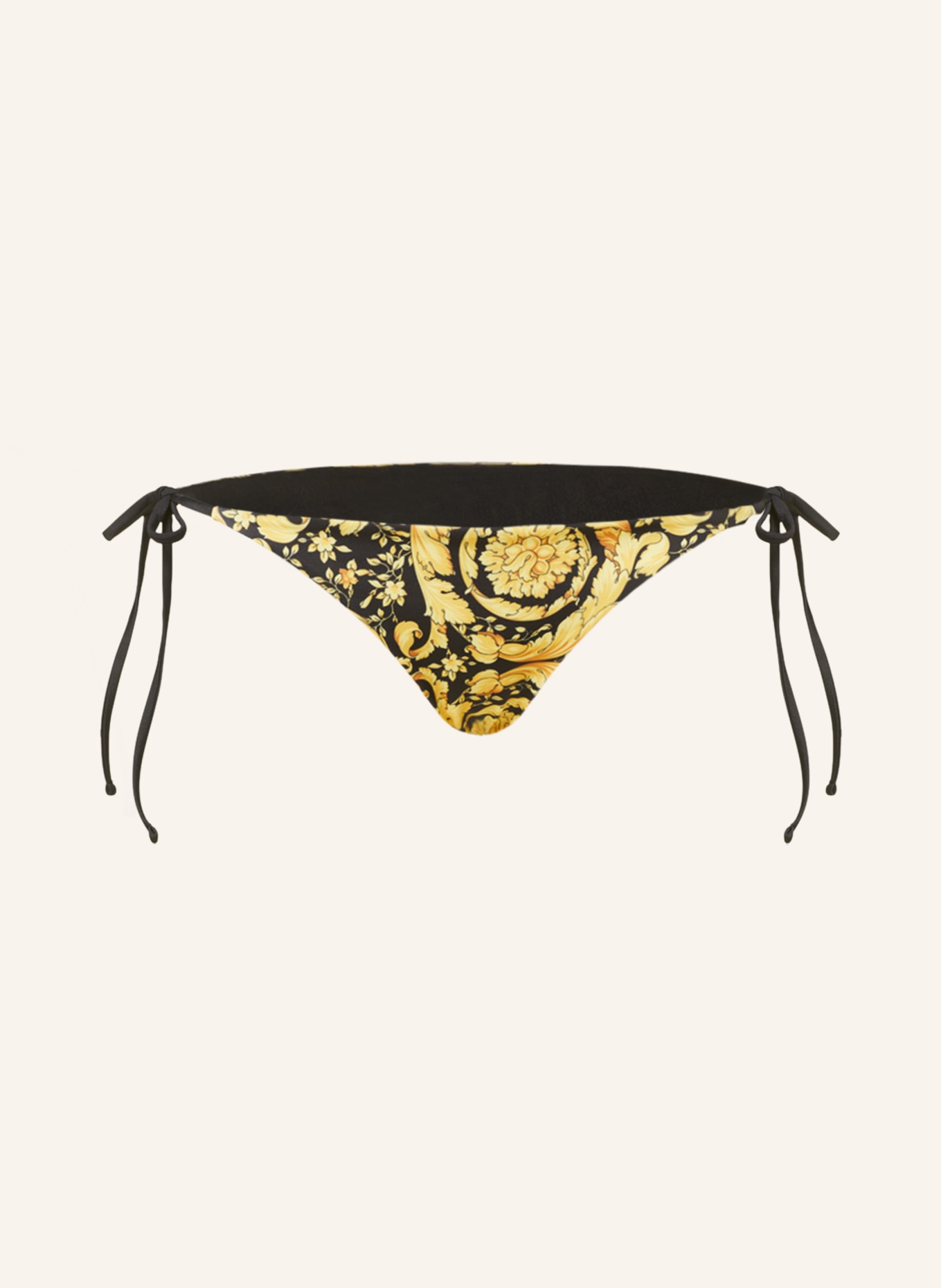 VERSACE Triangle bikini bottoms, Color: BLACK/ DARK YELLOW (Image 1)