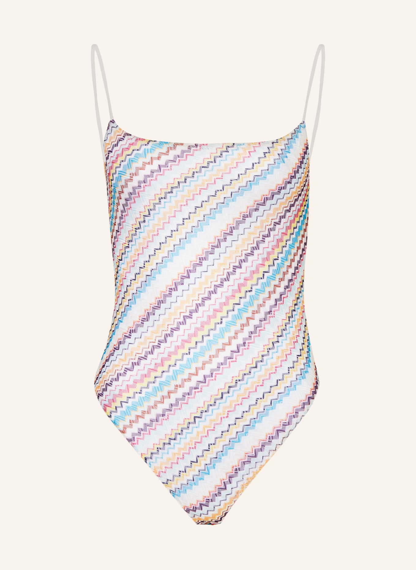 MISSONI Badeanzug, Farbe: WEISS/ BLAU/ PINK (Bild 1)
