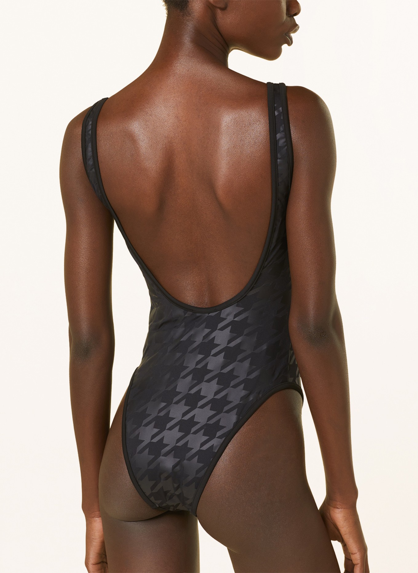 BALMAIN Swimsuit, Color: BLACK/ DARK GRAY (Image 5)