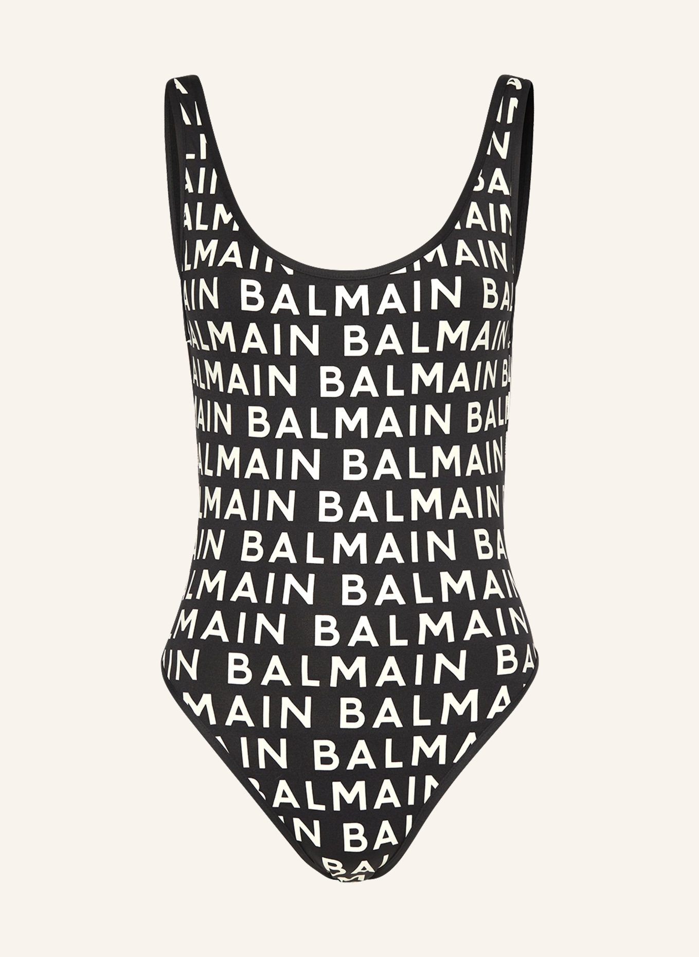 BALMAIN Swimsuit, Color: BLACK/ ECRU (Image 1)