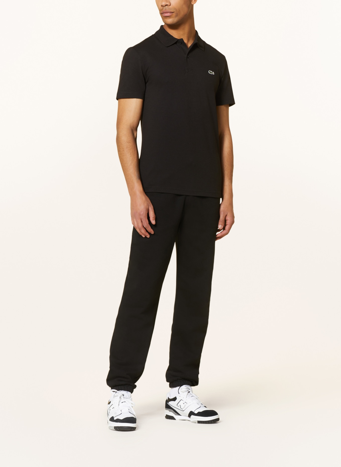 LACOSTE Jersey-Poloshirt Regular Fit, Farbe: SCHWARZ (Bild 2)