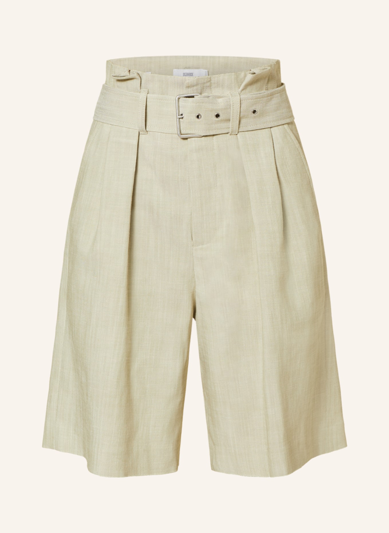 CLOSED Paperbag-Shorts ELDON, Farbe: HELLGRÜN (Bild 1)