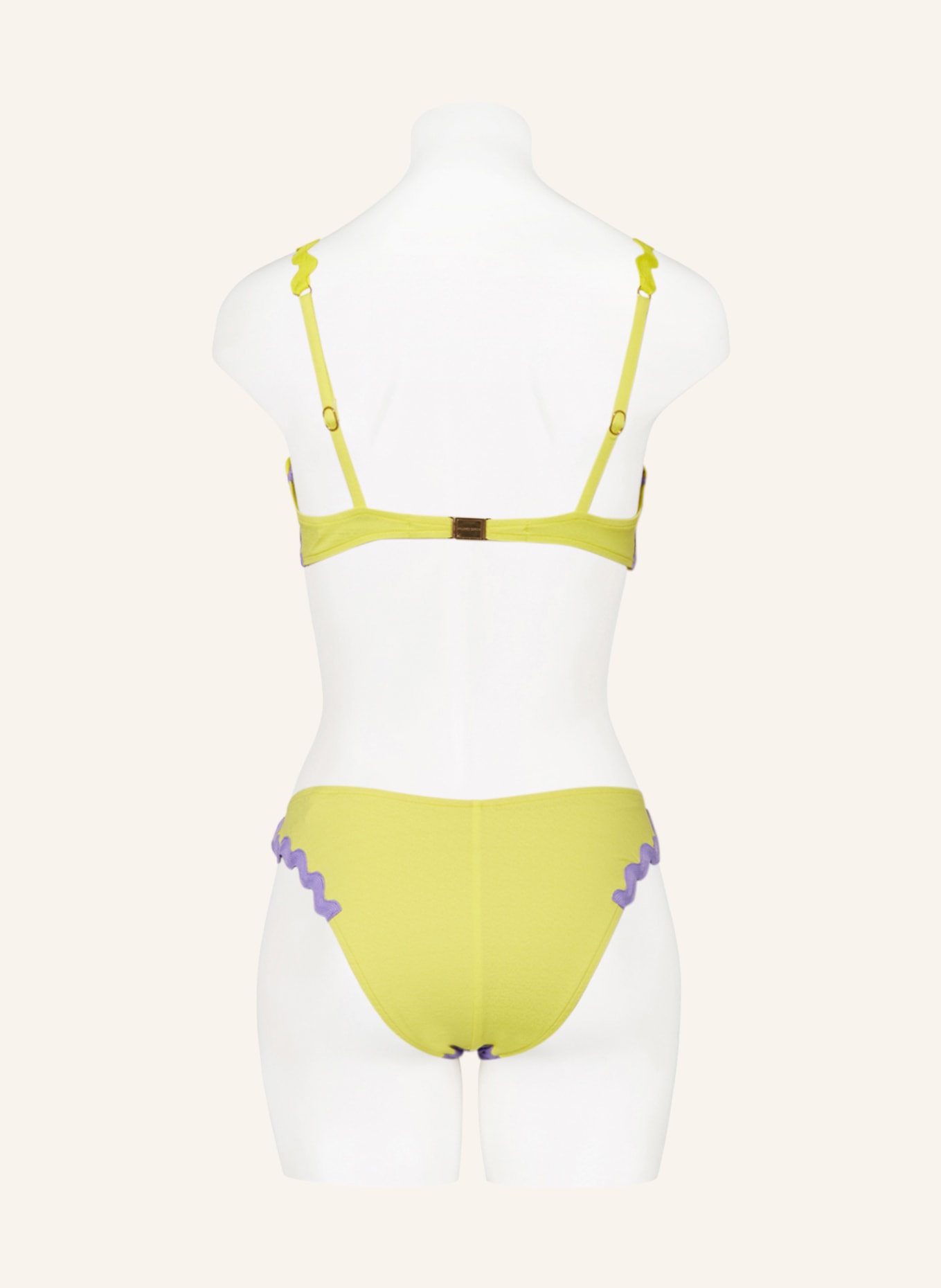 ANDRES SARDA Bügel-Bikini-Top DREW, Farbe: LILA/ GELB (Bild 3)
