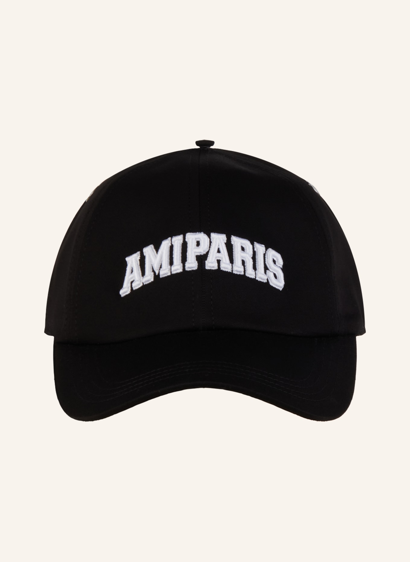 AMI PARIS Cap, Color: BLACK/ WHITE (Image 2)