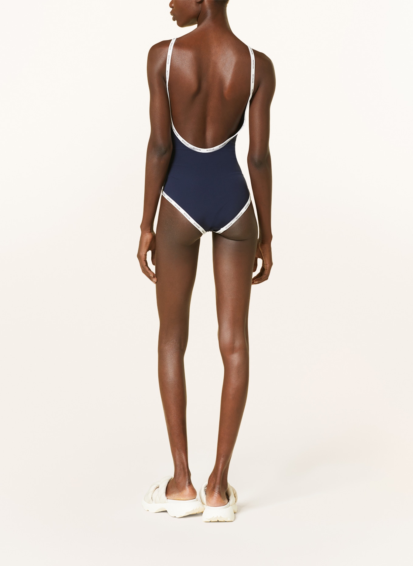MONCLER Swimsuit INTERO, Color: DARK BLUE (Image 3)