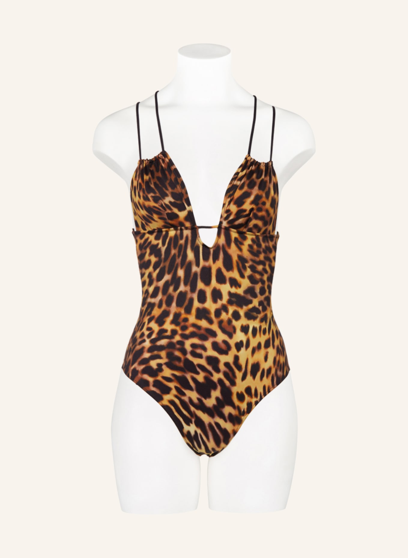 STELLA McCARTNEY SWIMWEAR Swimsuit, Color: BLACK/ DARK YELLOW/ BROWN (Image 2)