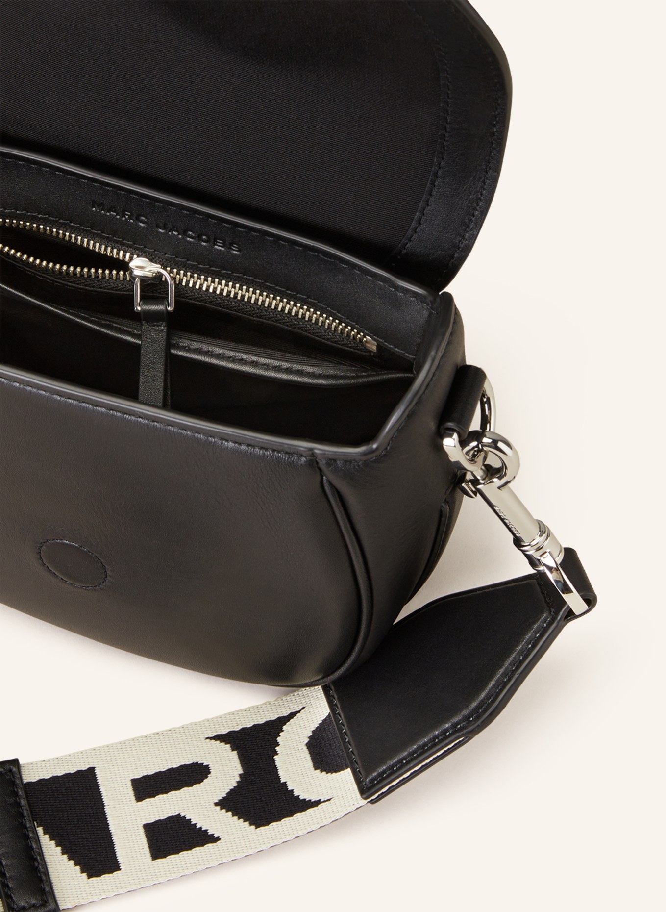 MARC JACOBS Crossbody bag THE SMALL SADDLE: BLACK