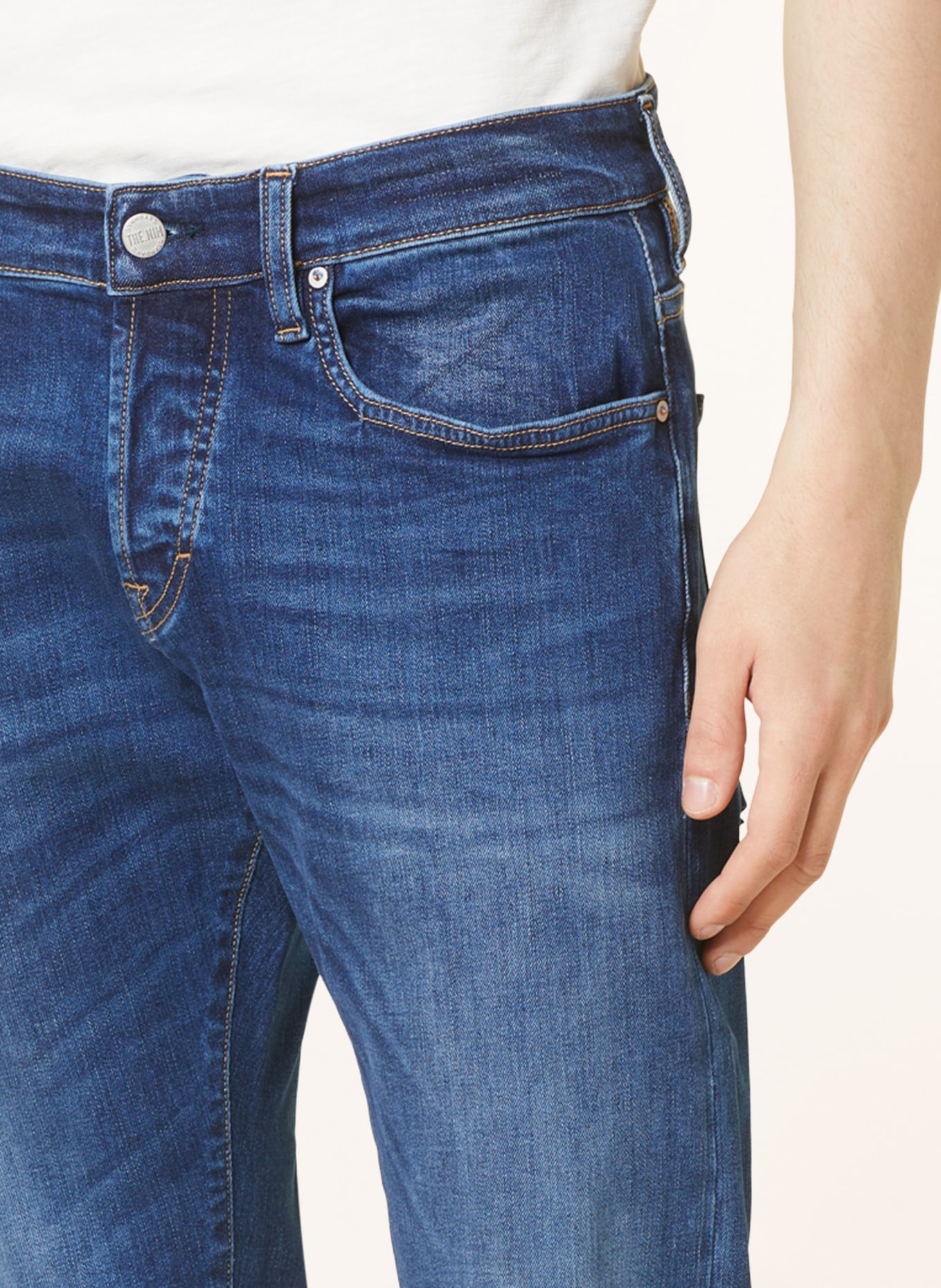THE.NIM STANDARD Jeans DYLAN slim fit, Color: W530-OMB ORGANIC MED BLUE (Image 5)