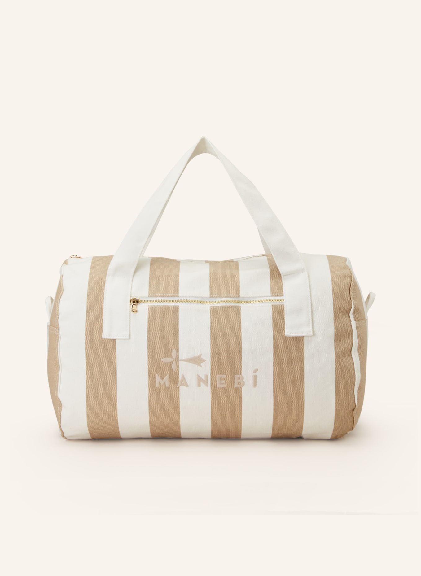 MANEBÍ Weekend Bag, Color: WHITE/ BEIGE (Image 1)