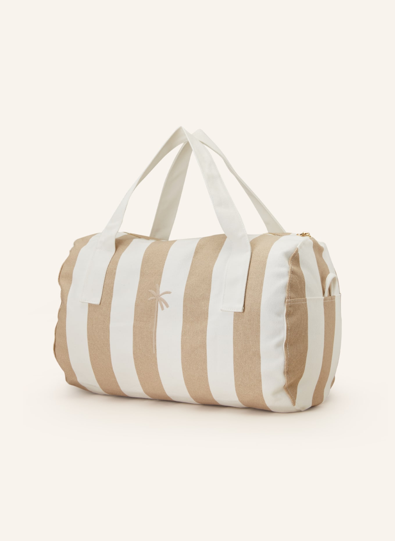 MANEBÍ Weekend Bag, Color: WHITE/ BEIGE (Image 2)