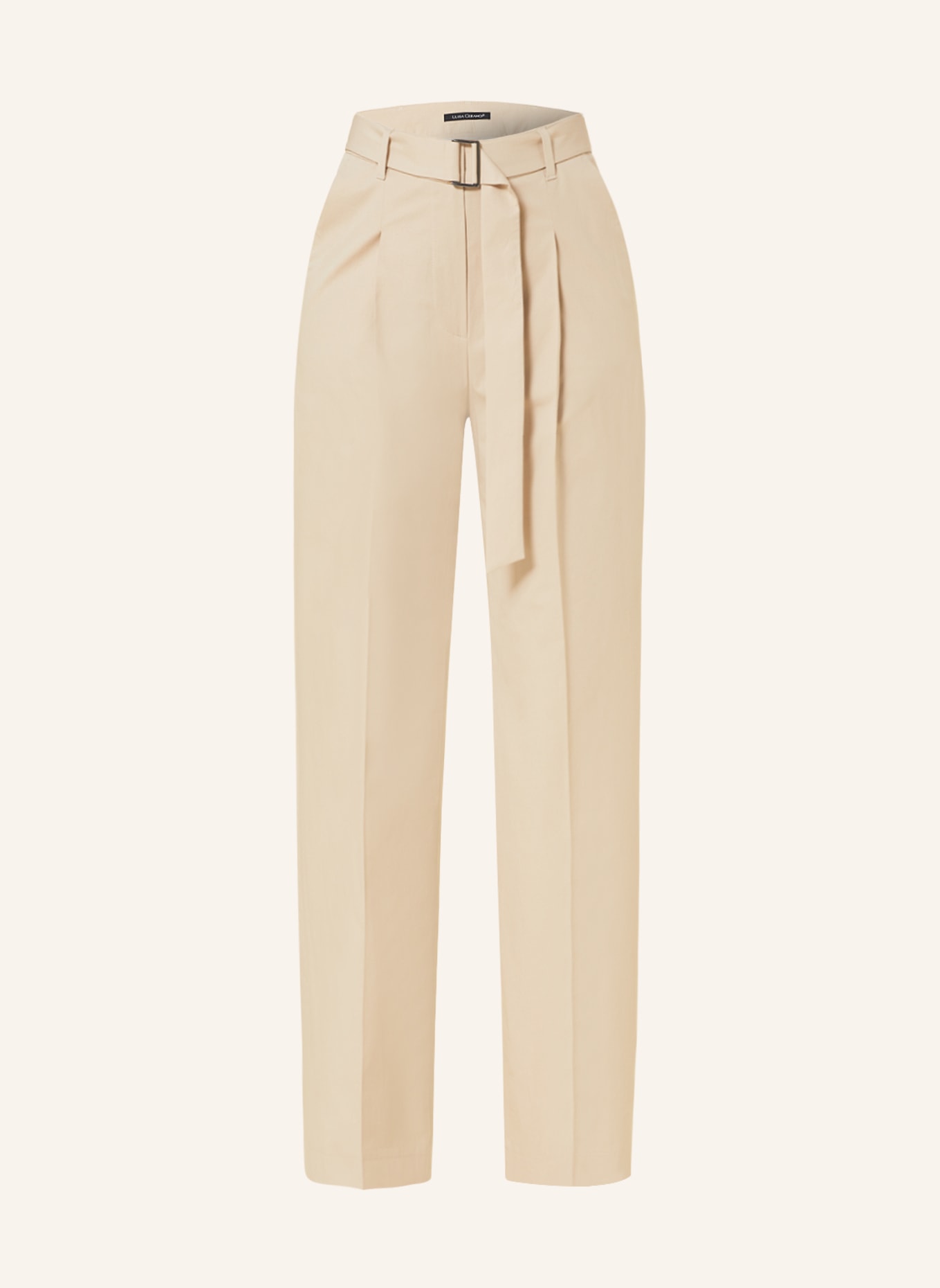 LUISA CERANO Wide leg trousers, Color: BEIGE (Image 1)